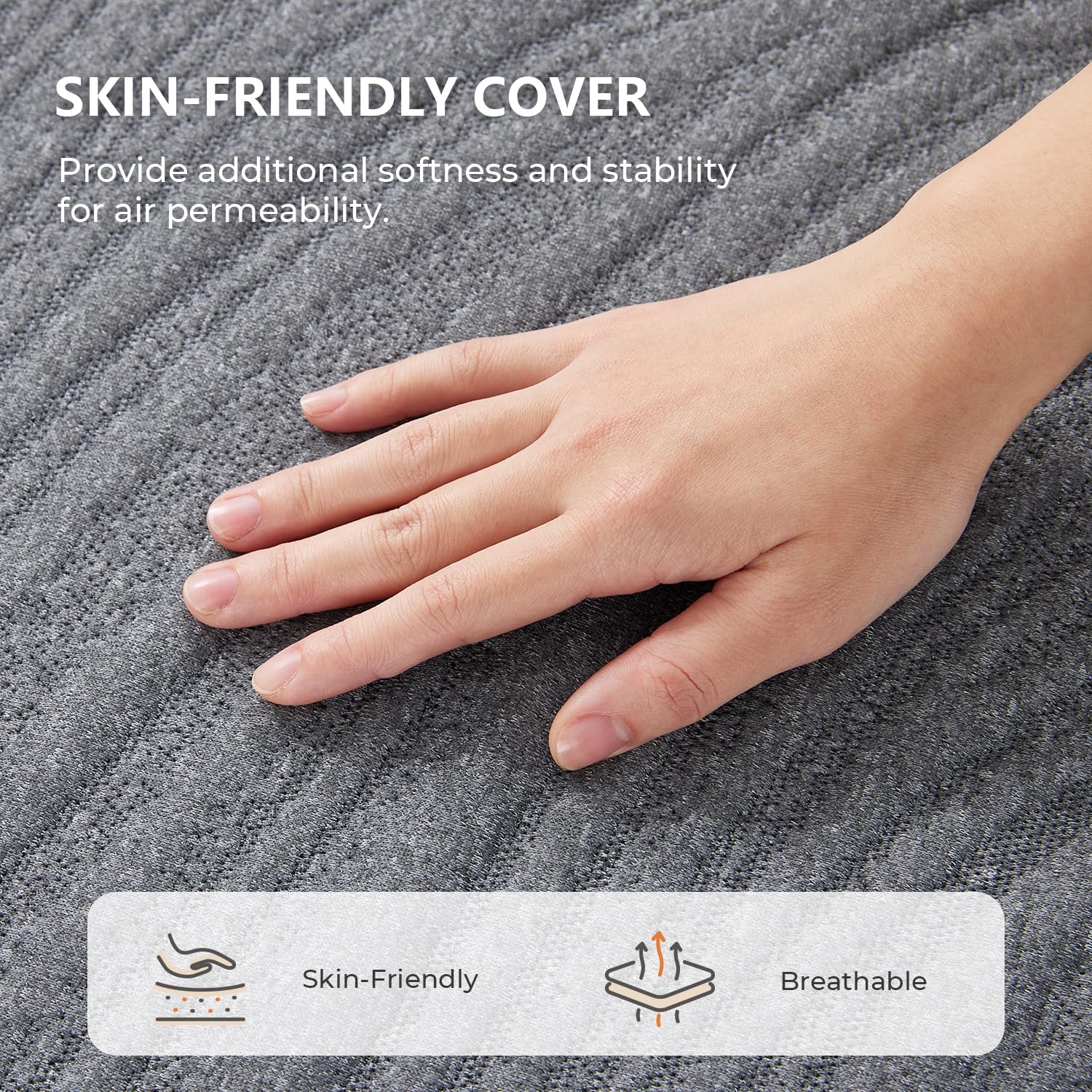 Sweetnight Trifold Mattress With Carry Bag - 4 Inch Portable Floor Mattress With Breathable & Washable Cover | Foldable Mattress