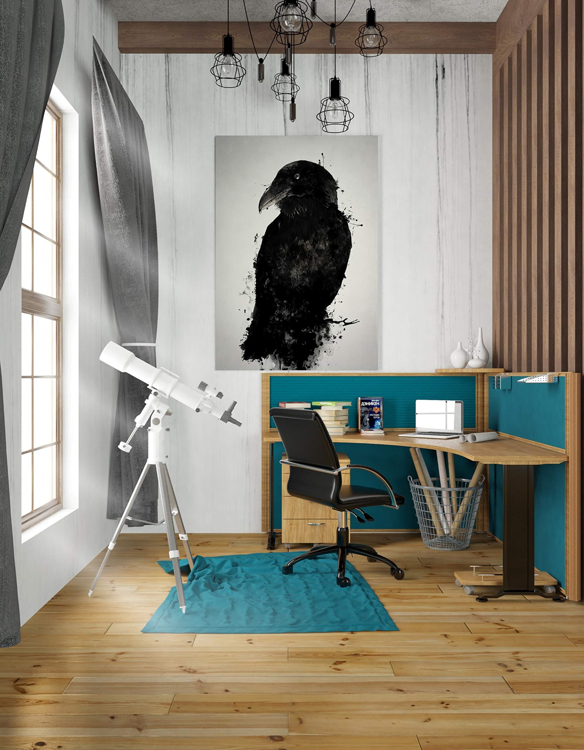 Cortesi Home 'The Raven' By Nicklas Gustafsson, Canvas Wall Art, 26''X40''