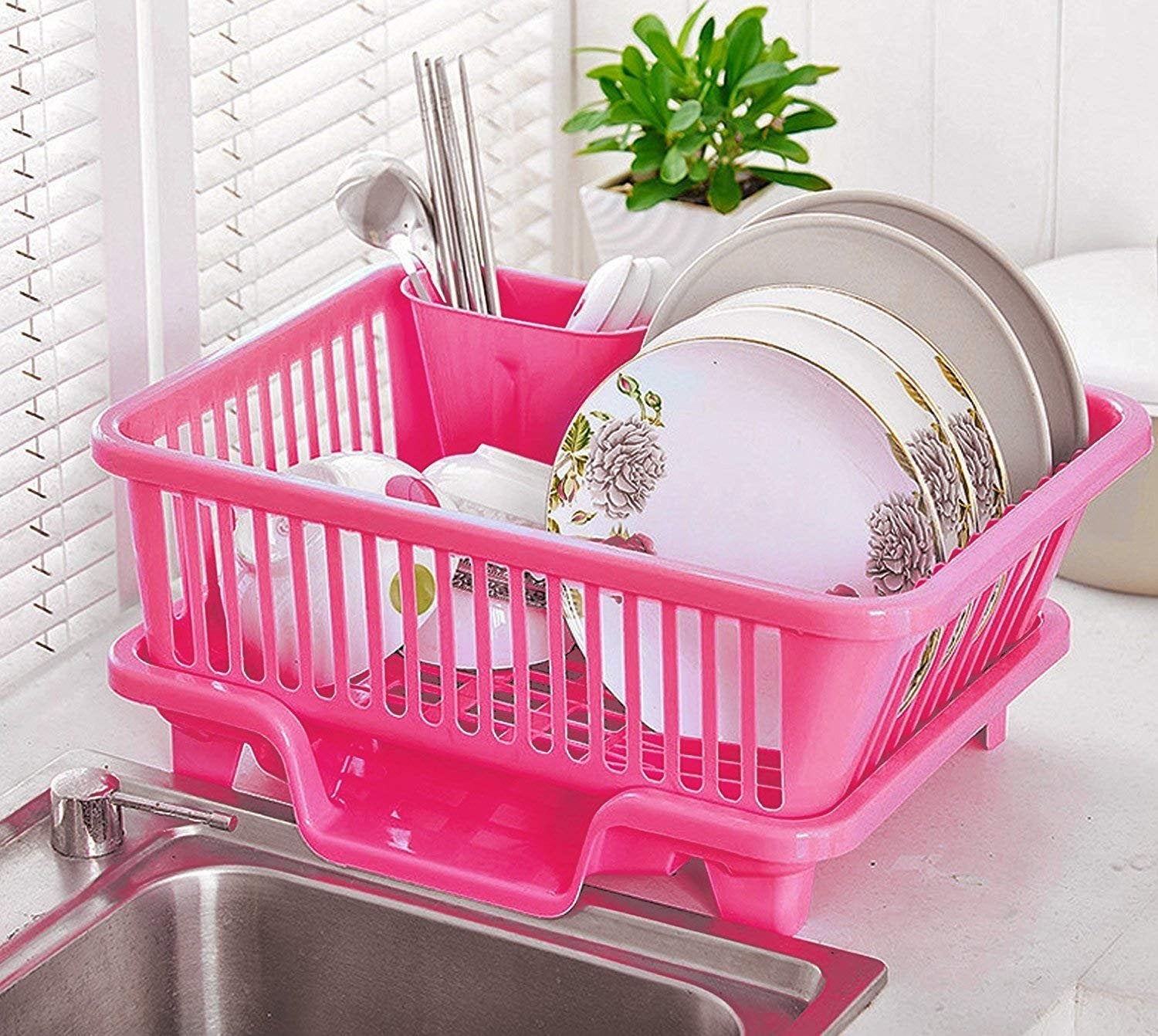 Ajb 3 In 1 Kitchen Sink Dish Drainer Drying Rack Multi Kitchen Sink Dish Plate Drainer Drying Rack Wash Organizer Tray Holder Ba