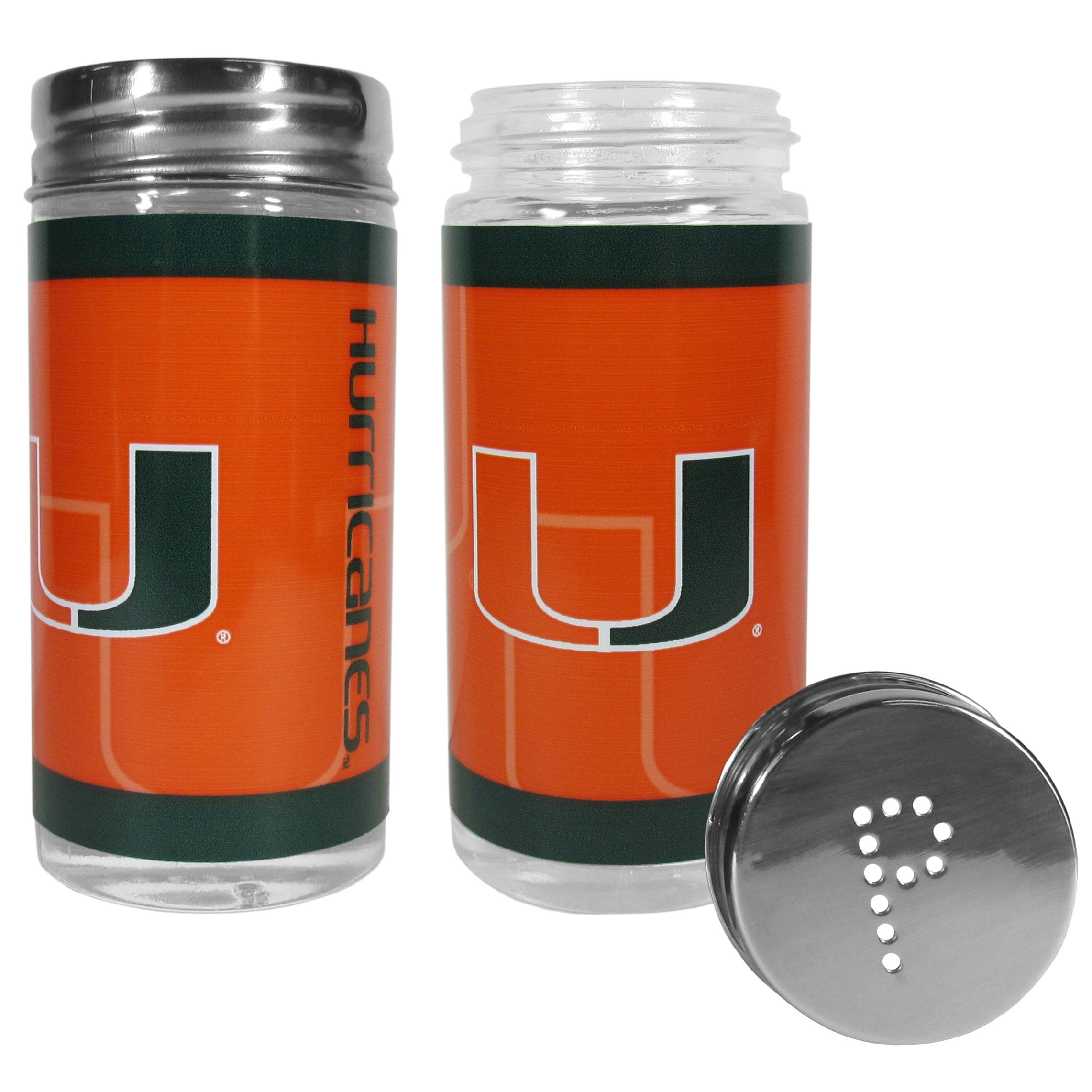 Ncaa Miami Hurricanes Tailgater Salt & Pepper Shakers