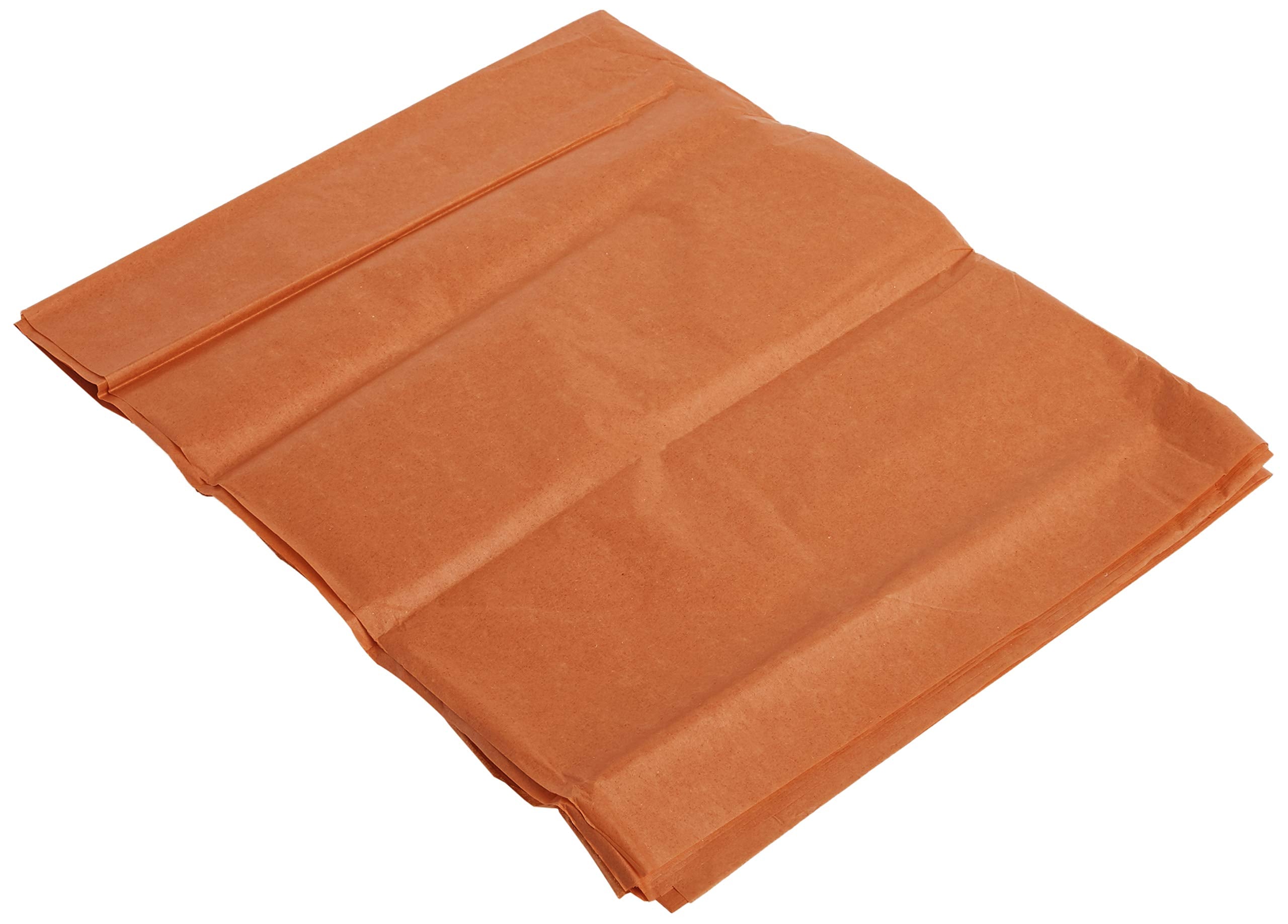 Solid Orange Tissue Sheets - 20'' X 26'', 10 Count - Perfect Colorful Gift Wrapping & Craft Supplies