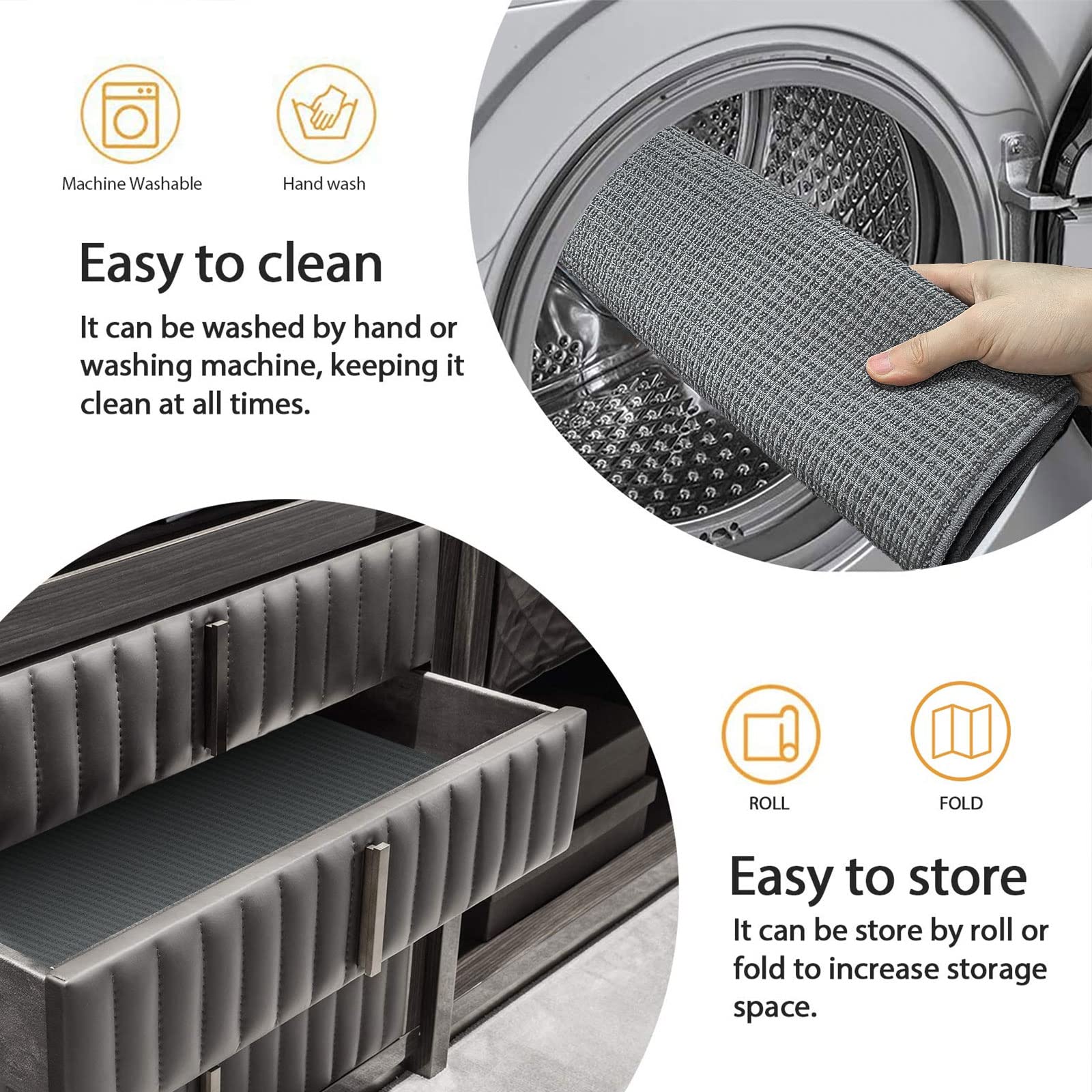 Topsky Microfiber Dish Drying Mat 2 Pack, 20 X 15 Inch Kitchen Counter Mats Reversible Baby Bottles Dish Dry Pad,Super Absorbent