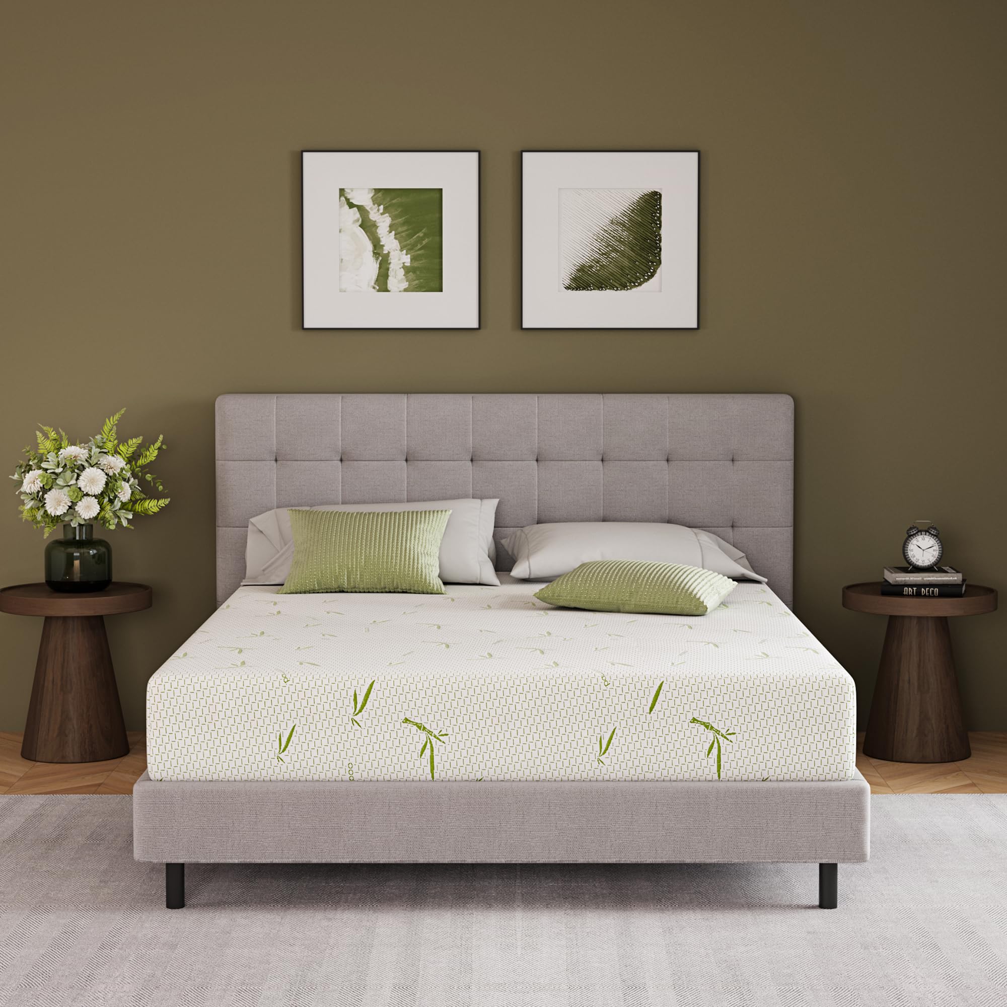 Emerspring 8 Inch Full Gel Memory Foam Mattress Medium-Firm Mattress, Premium Pressure, Mattress In A Box, Certipur-Us Certified