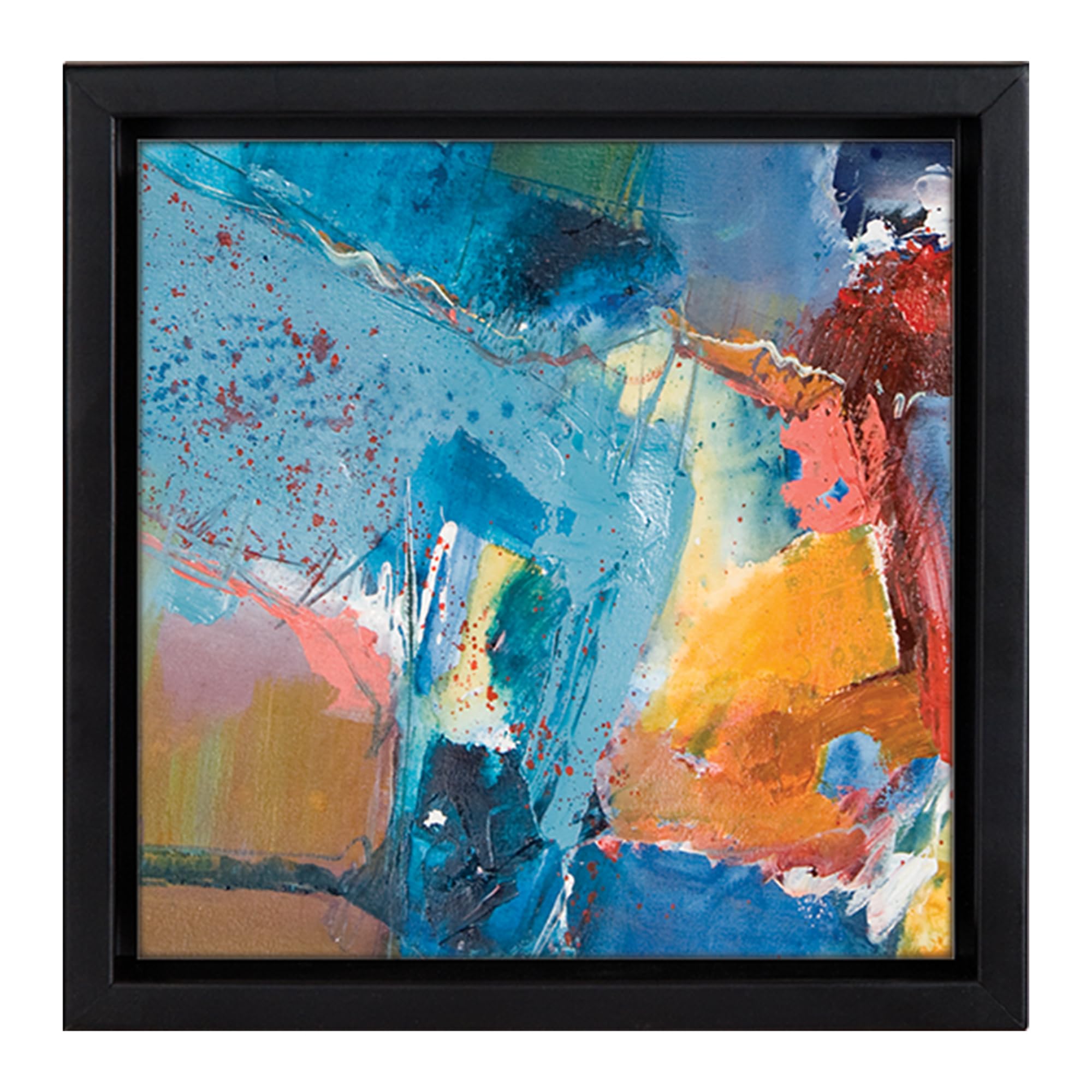 Jerry's Artarama 3/4 Core Floater 3 Pack Frames for Canvas Artwork Display [8x10 - Black]- Perfect for Home Wall Decor  Bedroom Wall Art  Living Room Decor - Wall Art Frame with Floating Effect