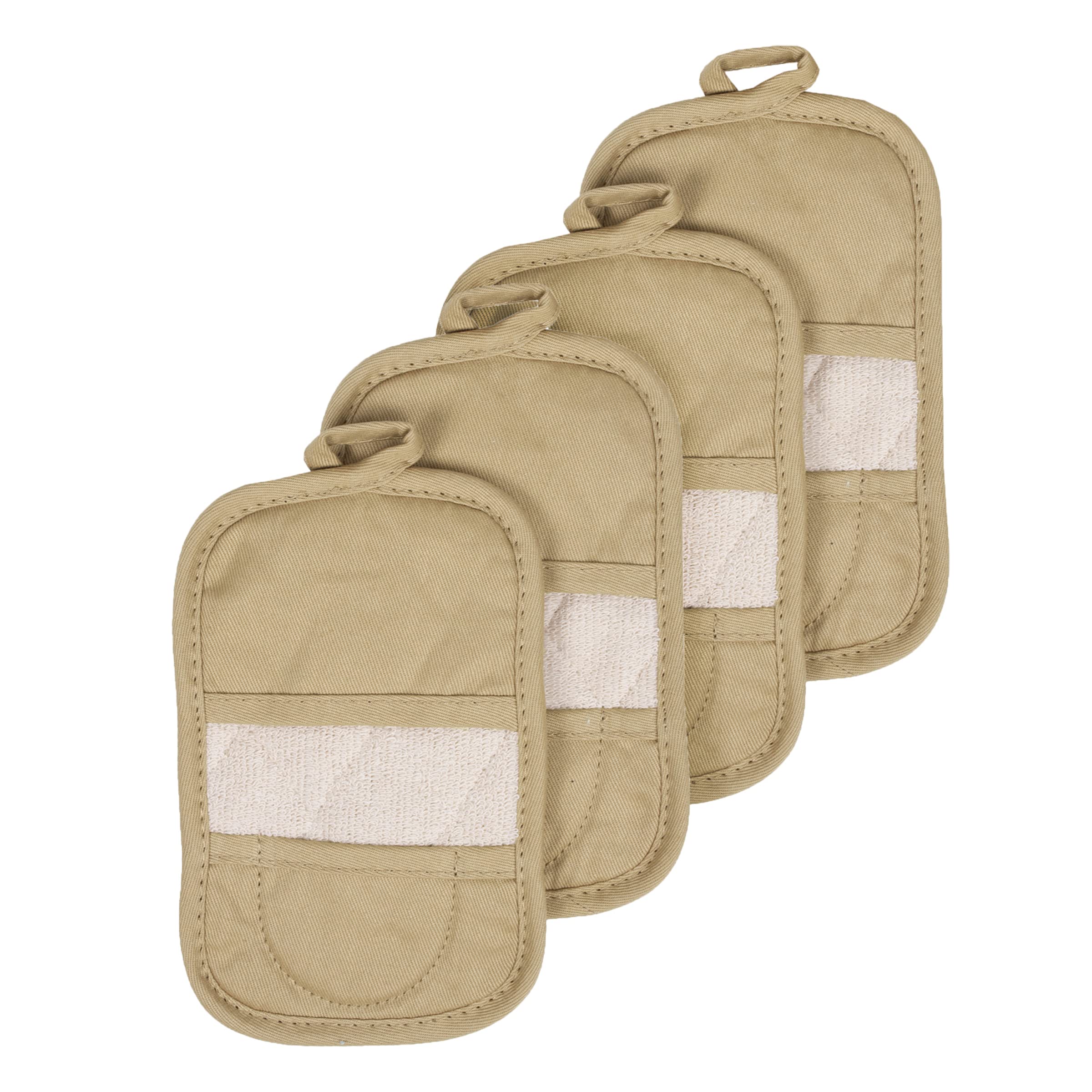 Ritz Royale Collection Pot Holder, Biscotti, 4 Count