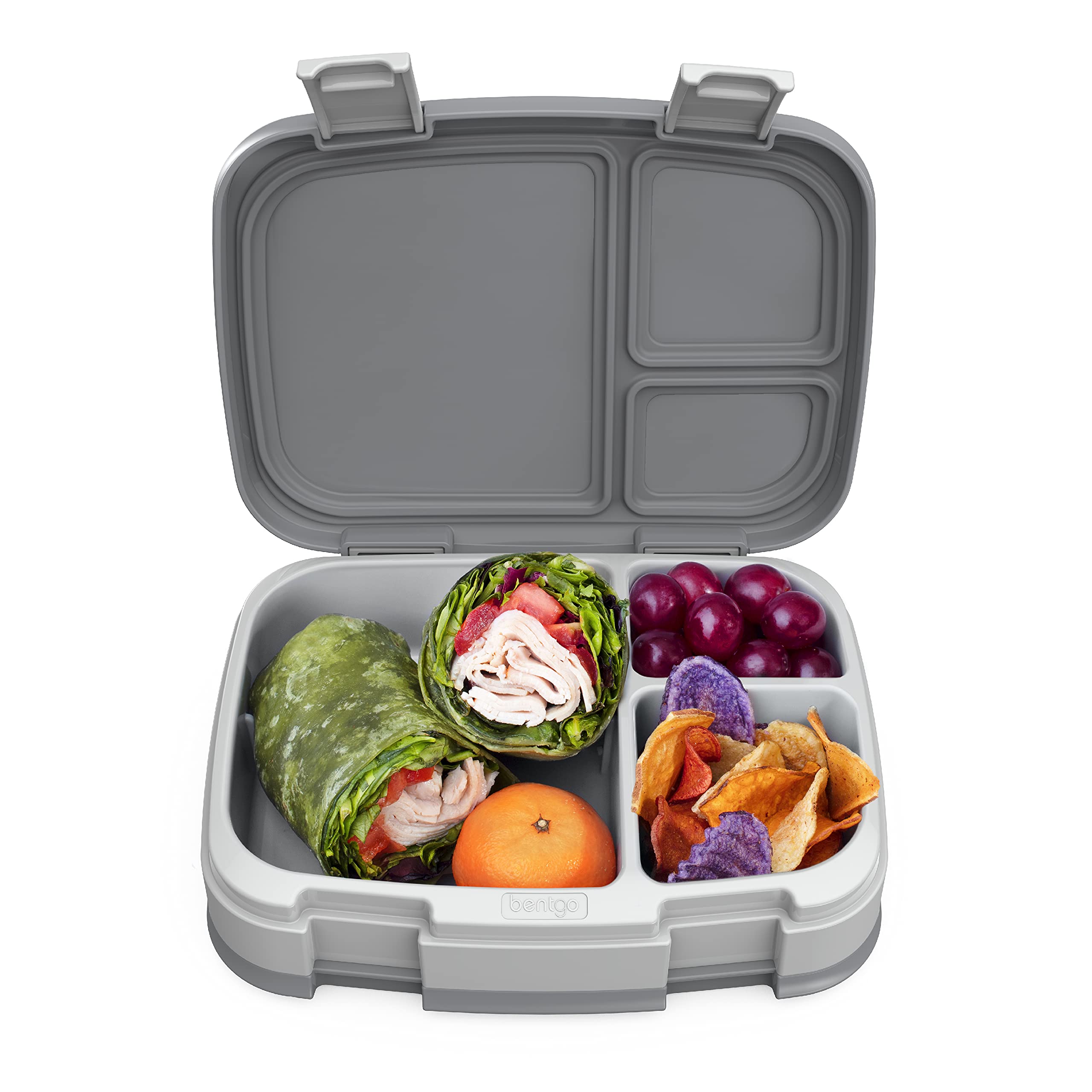 Bentgo Fresh - Leak-Proof, Versatile 4-Compartment Bento-Style Lunch Box With Removable Divider, Portion-Controlled Meals For Te