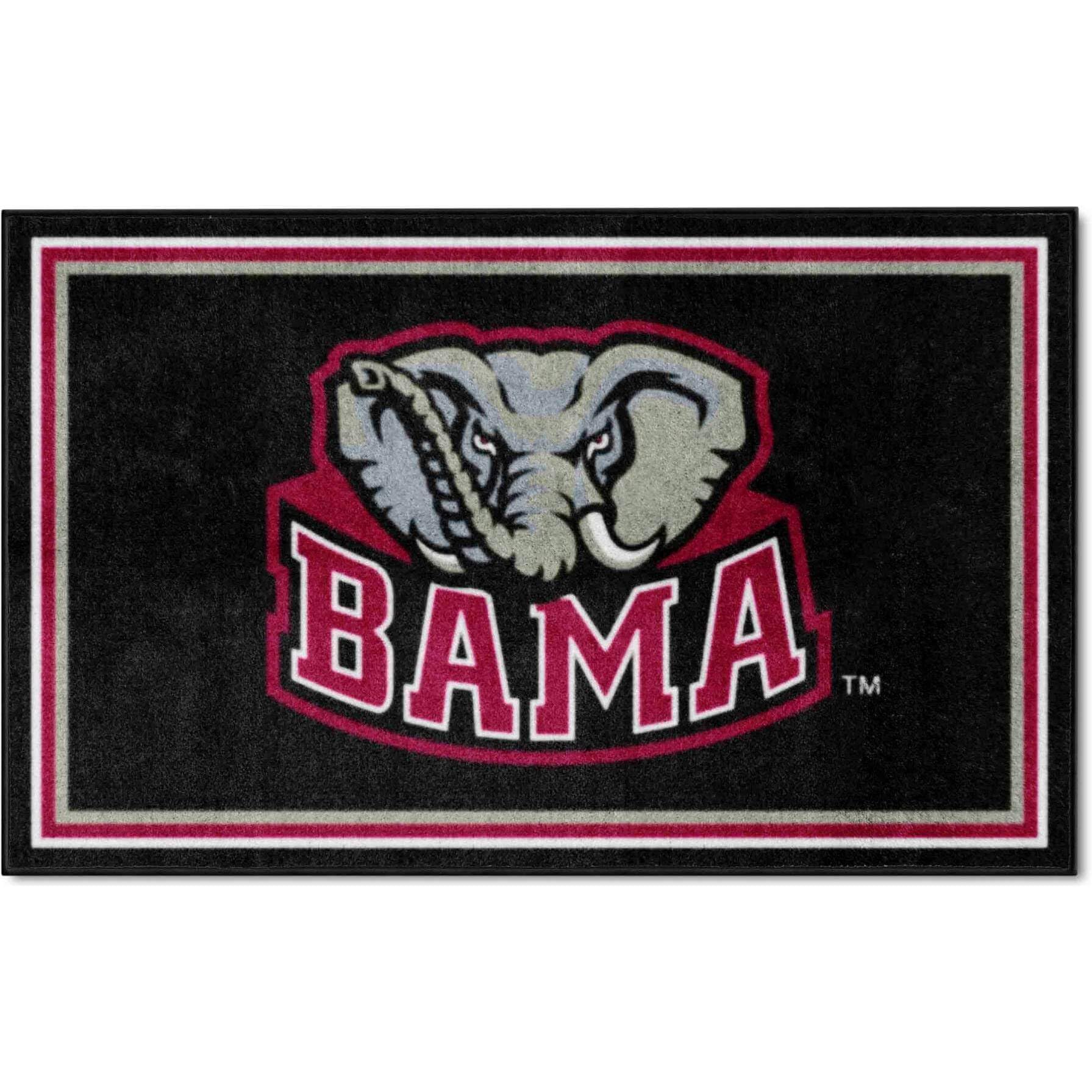 University of Alabama Crimson Tide 4ft. x 6ft. Plush Area Rug