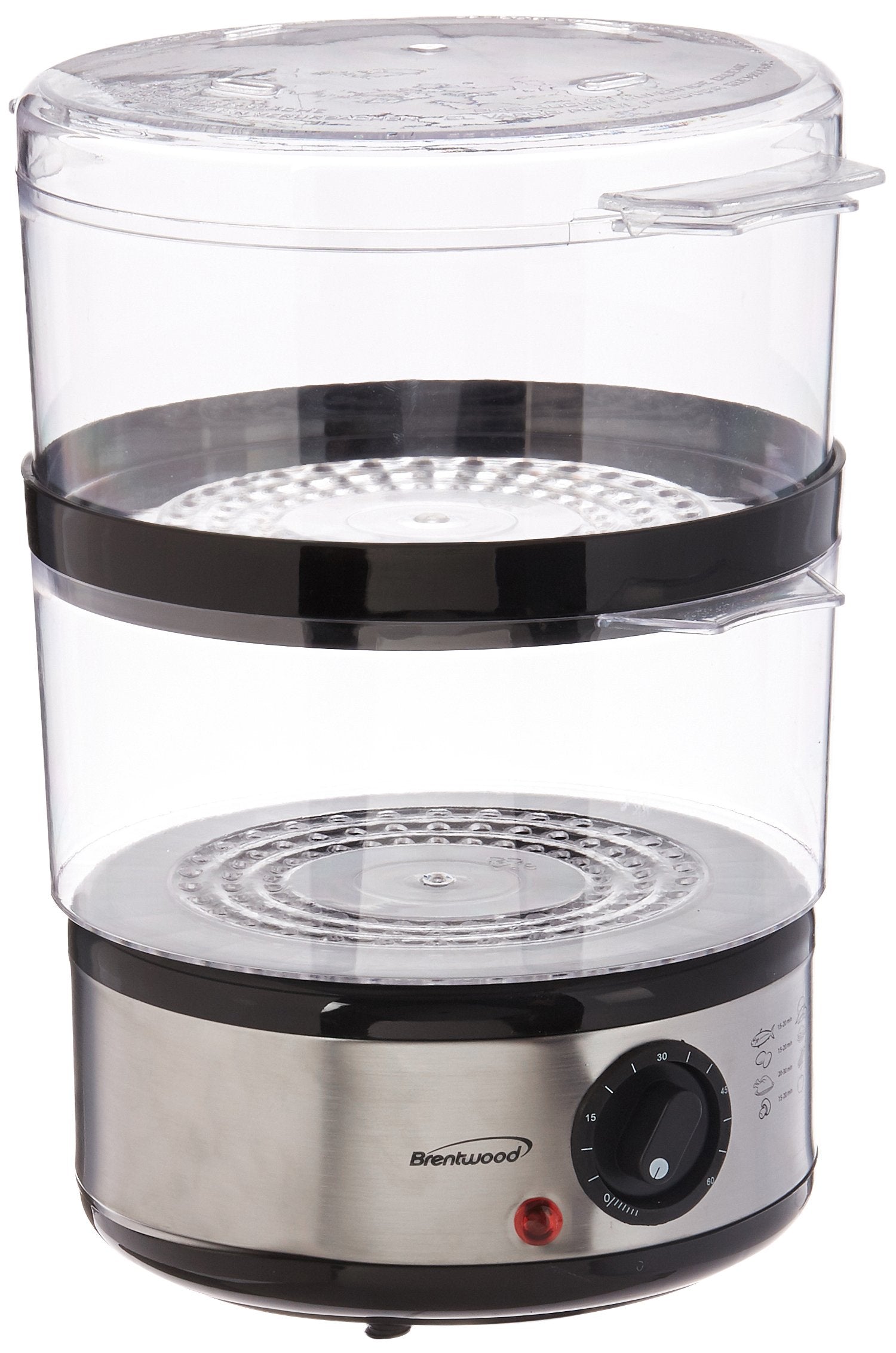 Brentwood Ts-1005 Electric 2-Tier, 5 Quart, Stainless Steel
