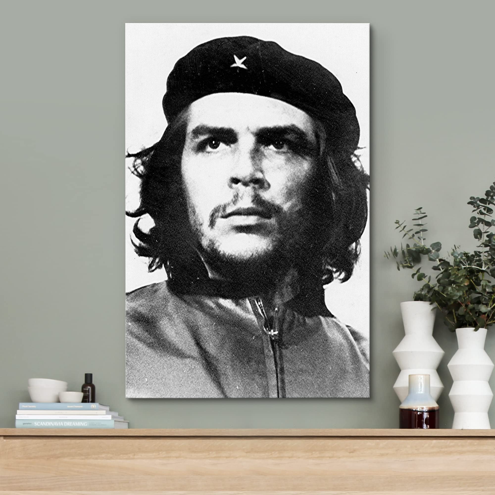 Wall26 Canvas Print Wall Art Portrait Of Che Guevara People Pop Culture Historical Realism Famous Closeup Colorful Multicolor Cl