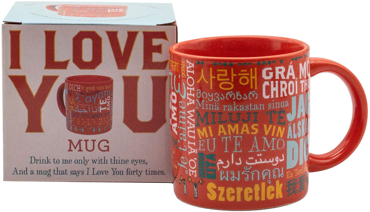 Love Languages Mug - Says I Love You Forty Different Ways