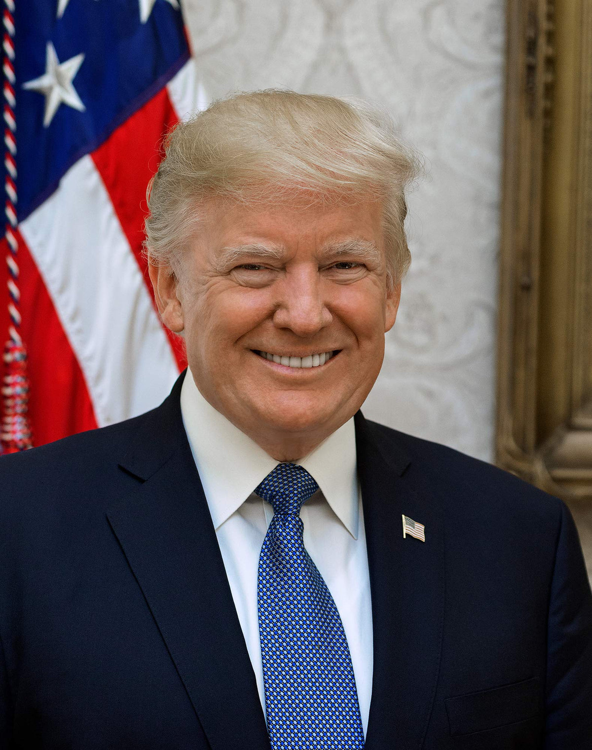 Frame A Patent Donald J. Trump Photograph - Historical Artwork From 2017 - Us President Portrait - (20'' X 24'') - Gloss