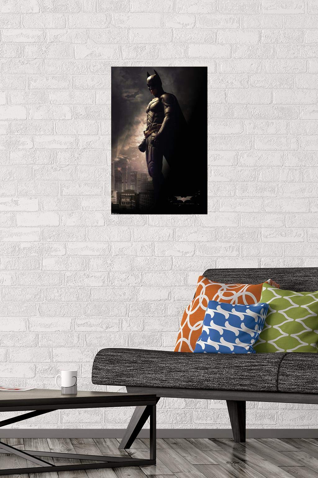 Trends International Dc Comics Movie - The Dark Knight - Batman In The Shadows Wall Poster, 14.725'' X 22.375'', Premium Unframe