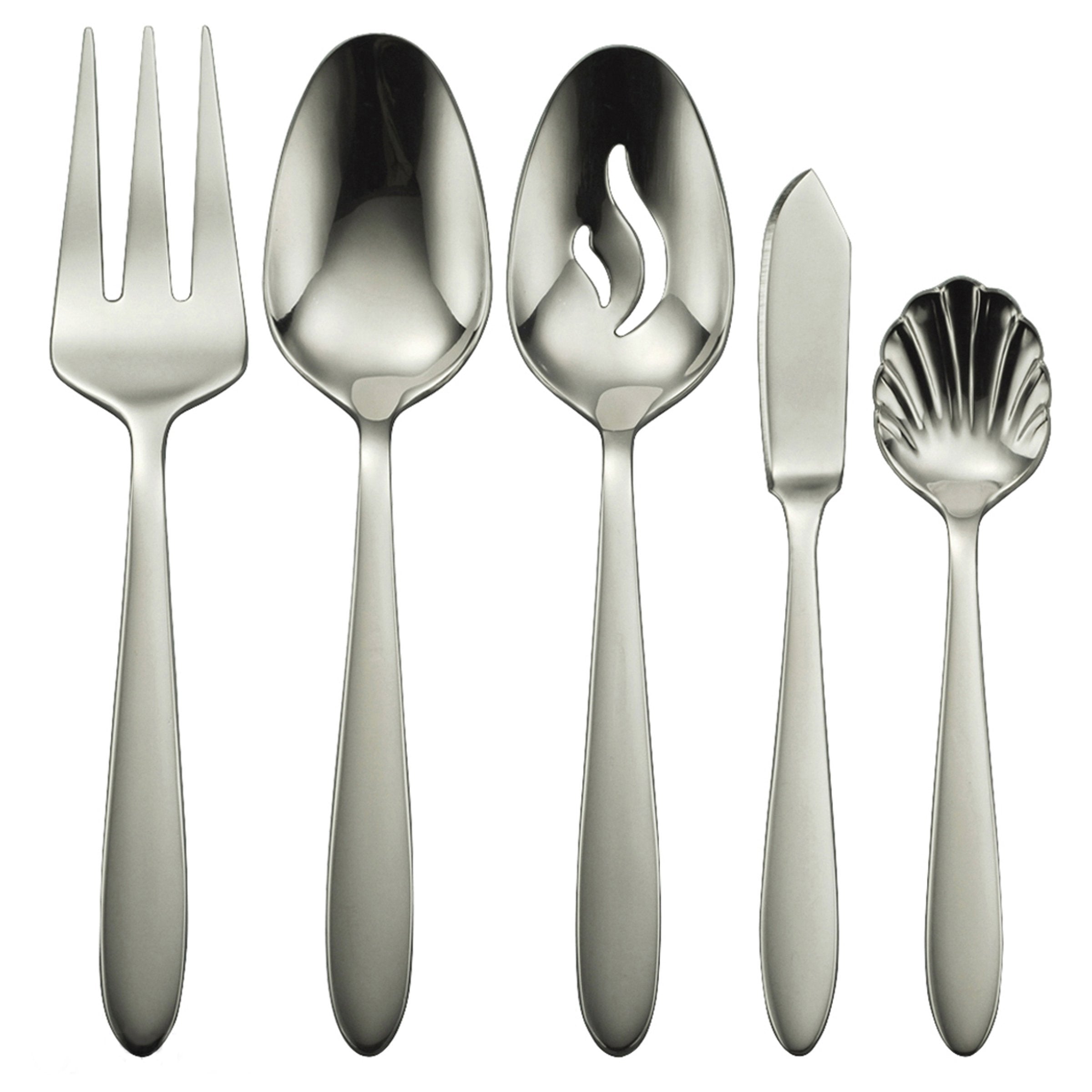Oneida Mooncrest 65-Piece Flatware Set, Service For 12