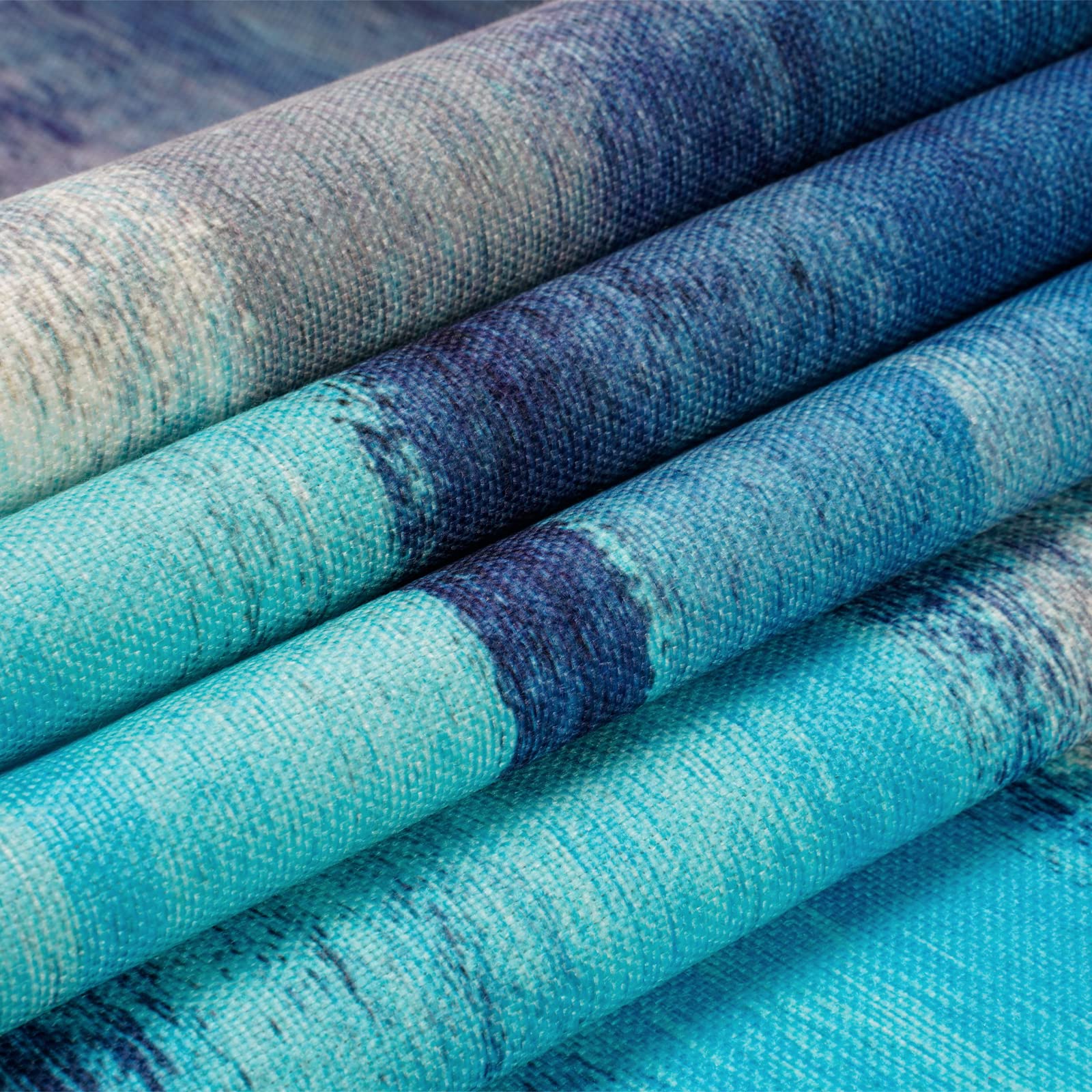 Turquoise And Grey Table Runners 90 Inches Long,Teal Abstract Modern Art Burlap Table Runners For Table Dresser Runner Farmhouse