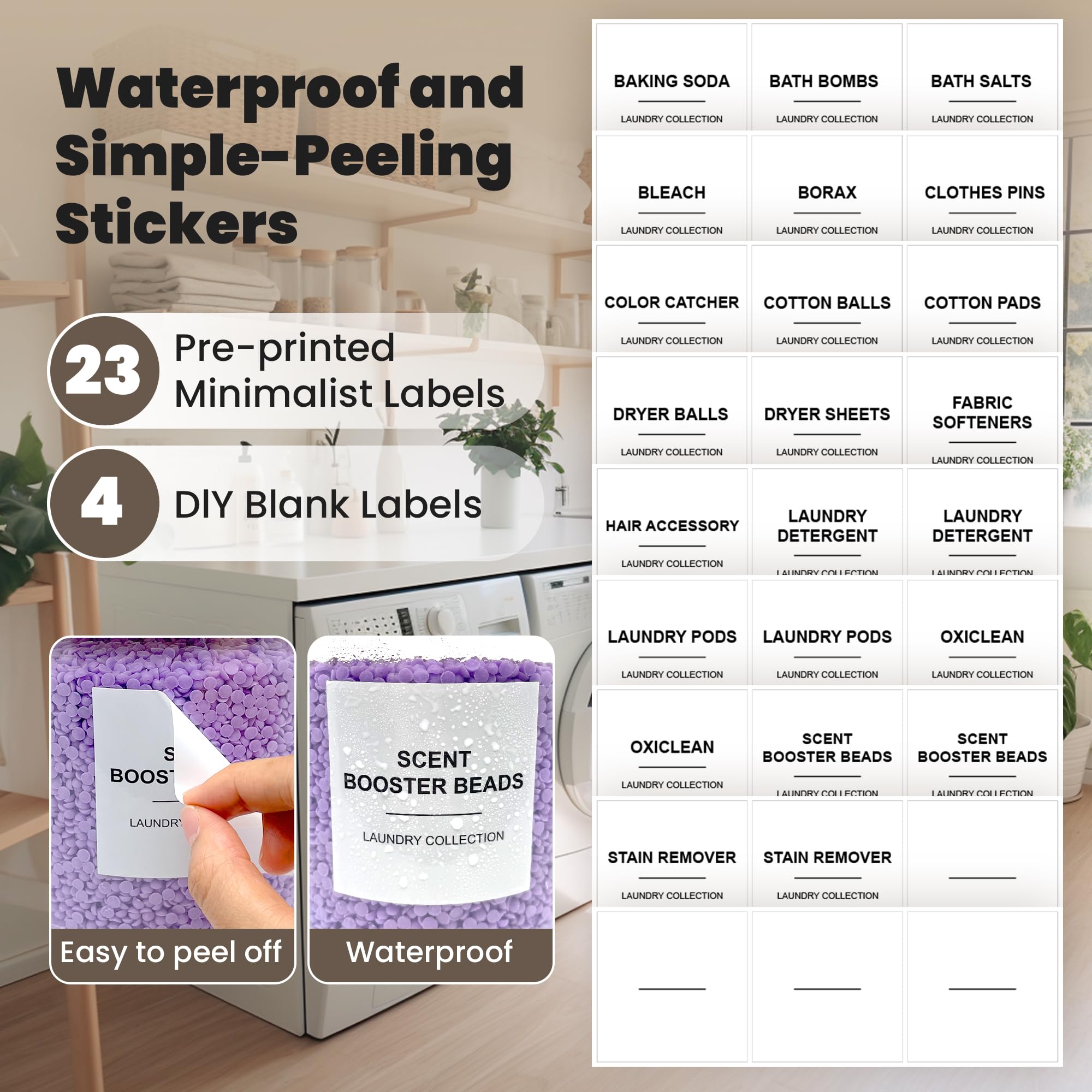 3 Pack Laundry Pods Container,Laundry Room Organization And Storage Jars,Laundry Detergent Container For Powder,Pods,Scent Boost