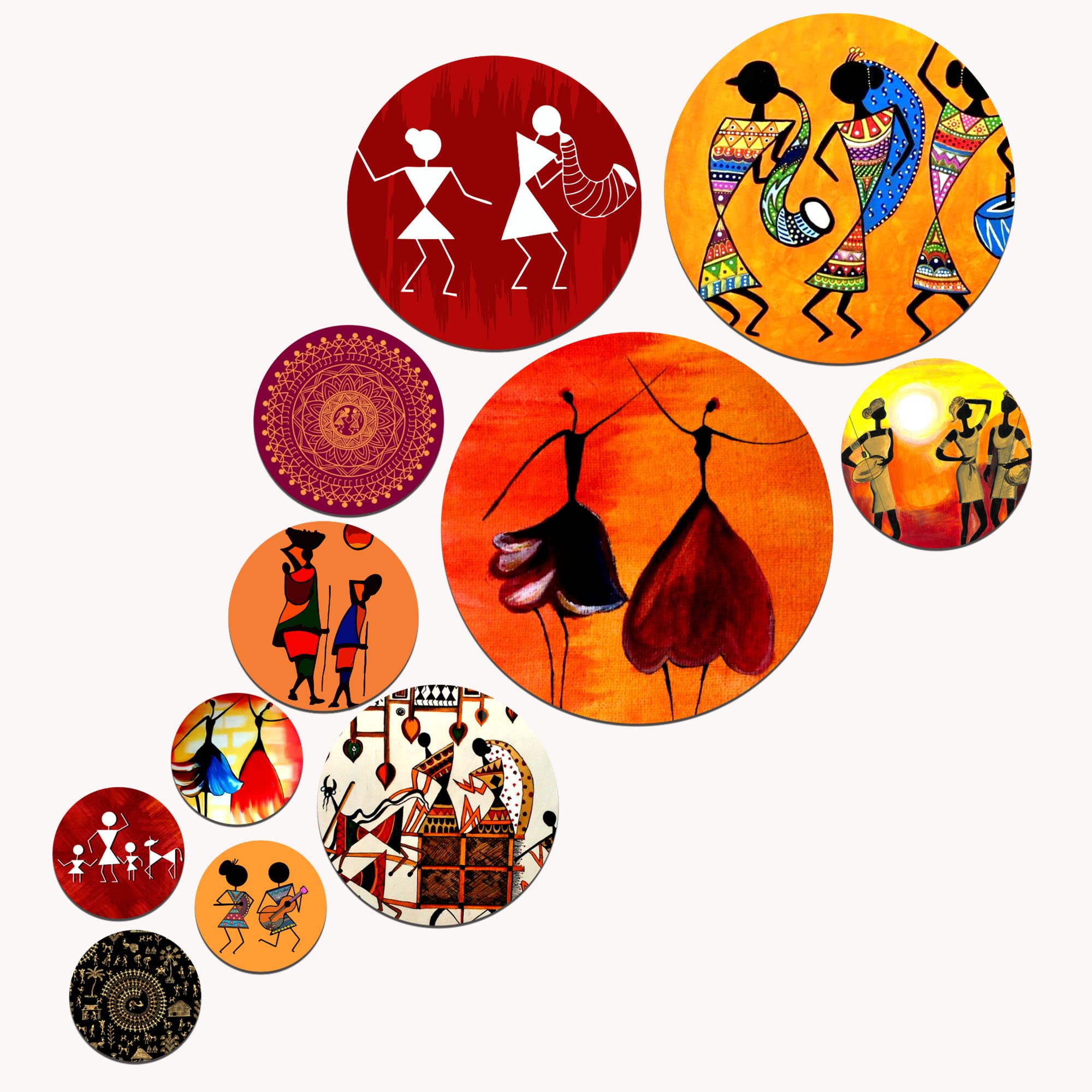 Artvibes Designer Engineered Wood Wall Hanging Decoration Item For Home Decor | Office | Gift | Wooden Wall Hanger| Living Room 