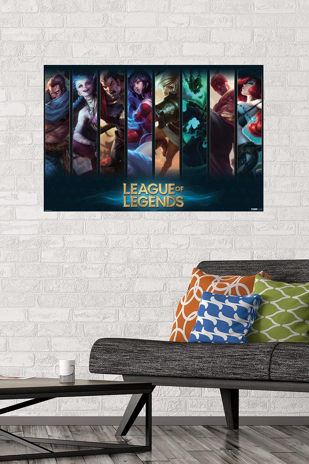 Trends International League Of Legends - Champions Wall Poster, 34L X 22.4W, Unframed Version