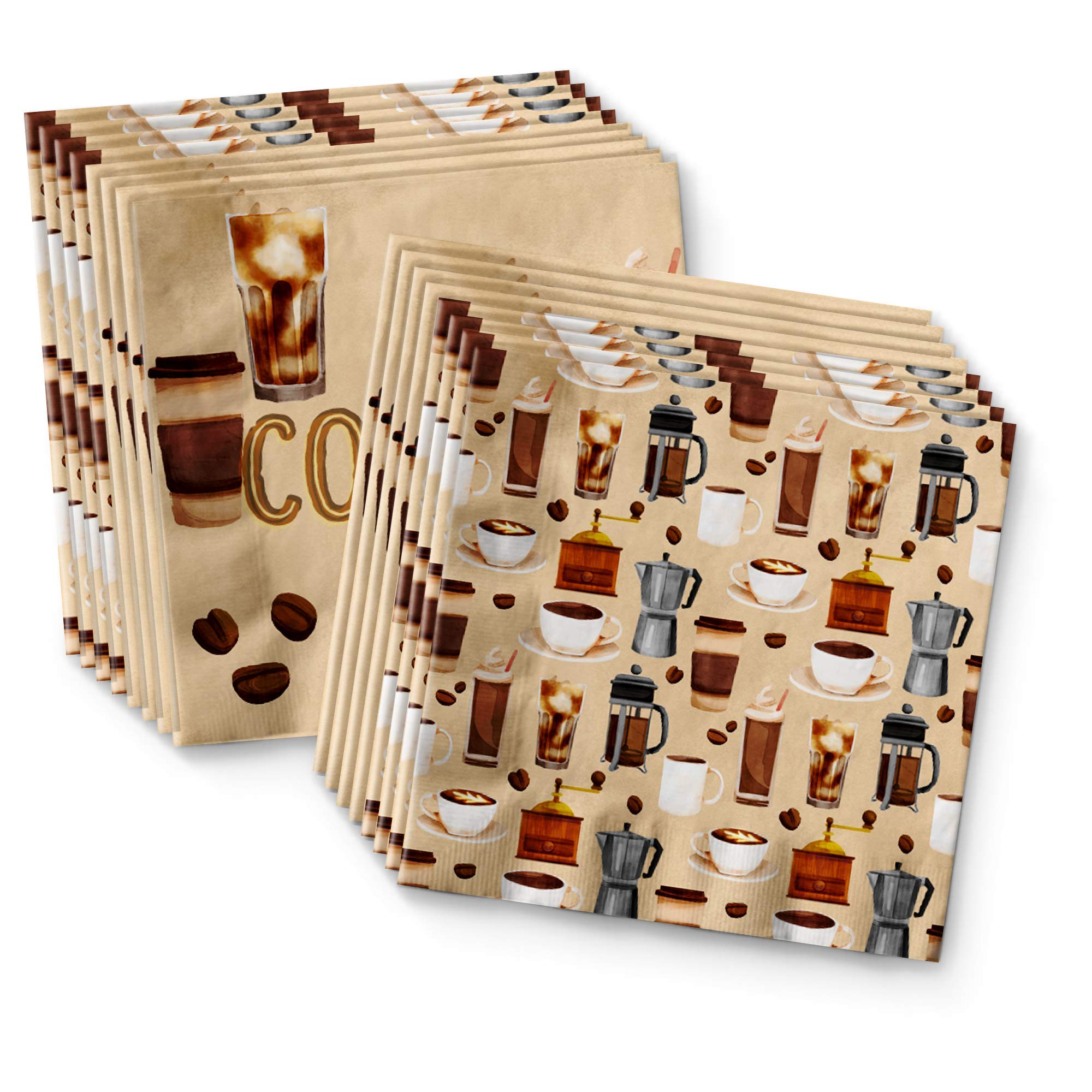 Coffee Birthday Party Supplies Set Plates Napkins Cups Tableware Kit for 16