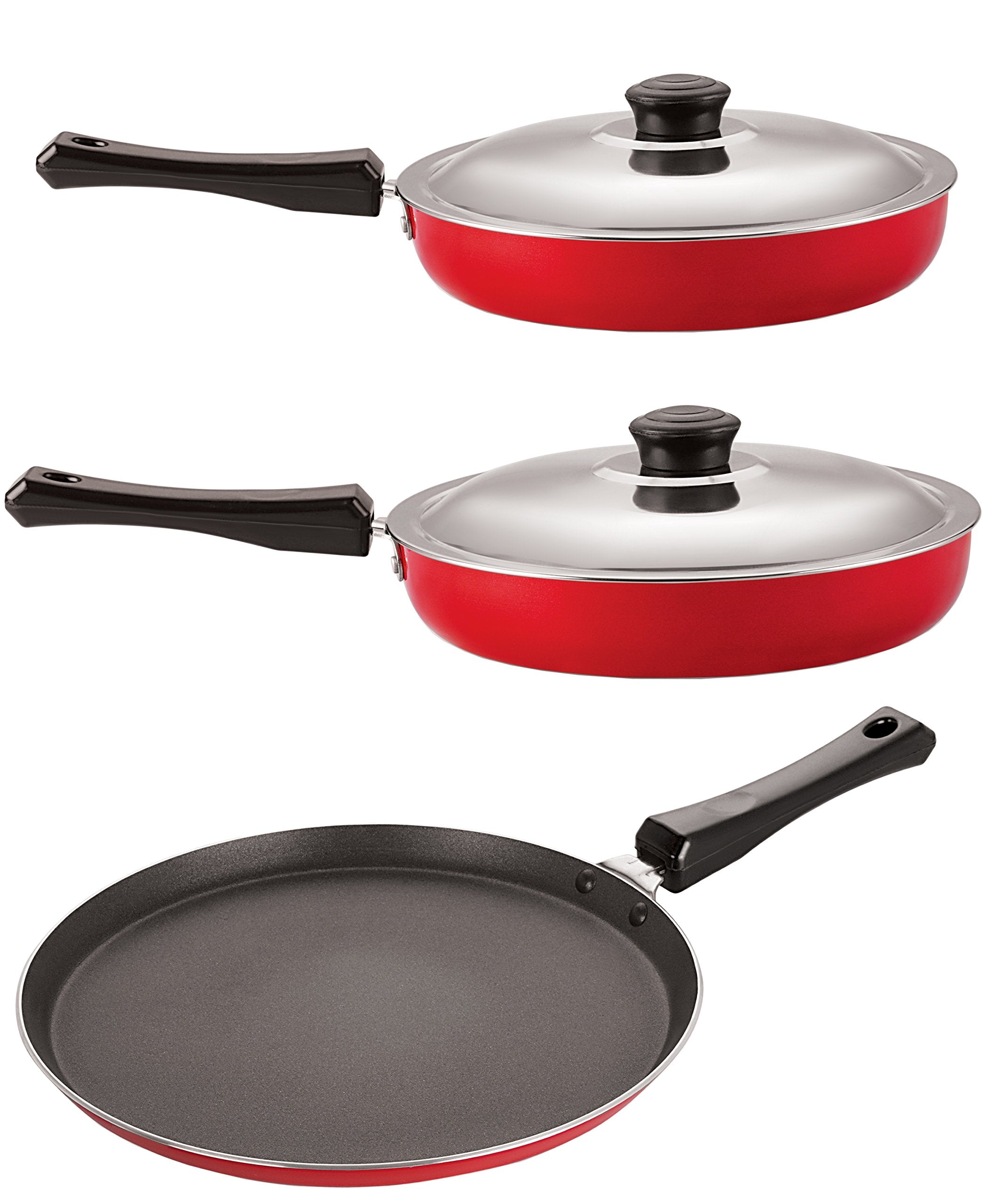 Nirlon NonStick Aluminium Cookware Essential Set