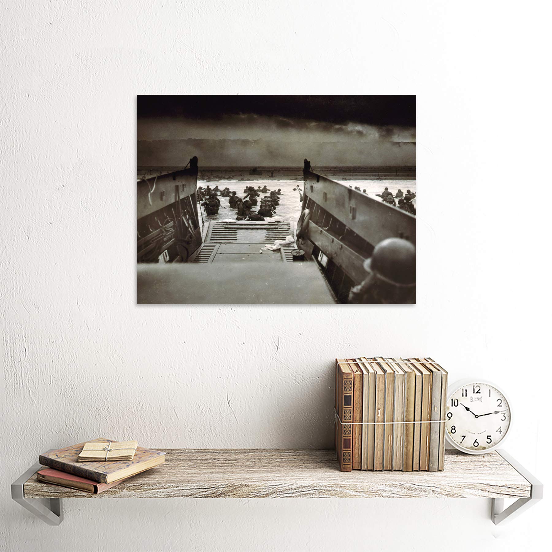 Wee Blue Coo War Military History D Day Landing Normandy Wwii Unframed Wall Art Print Poster Home Decor Premium