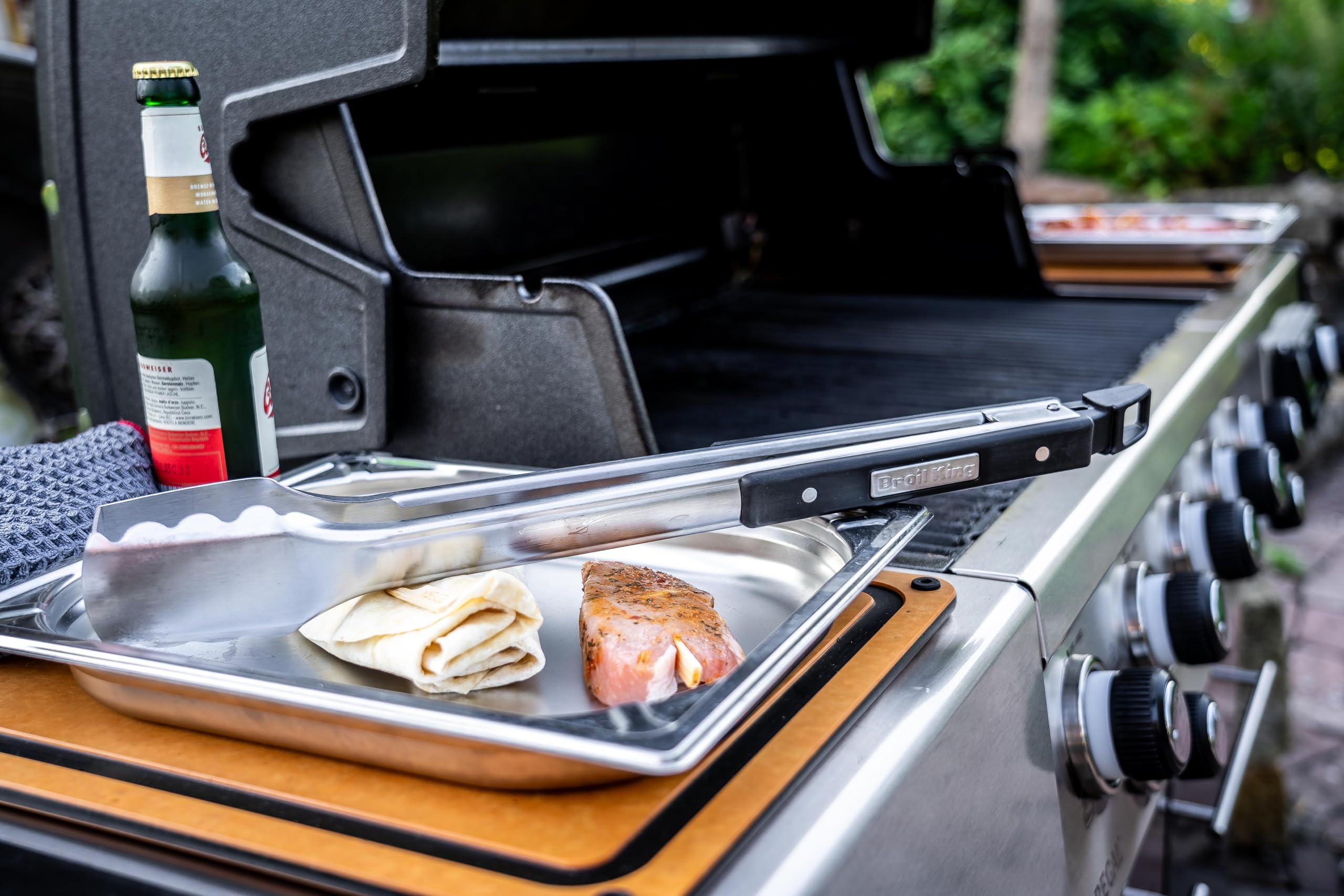 Broil King, 64112, Tong Imperial Ss, Silver, Black