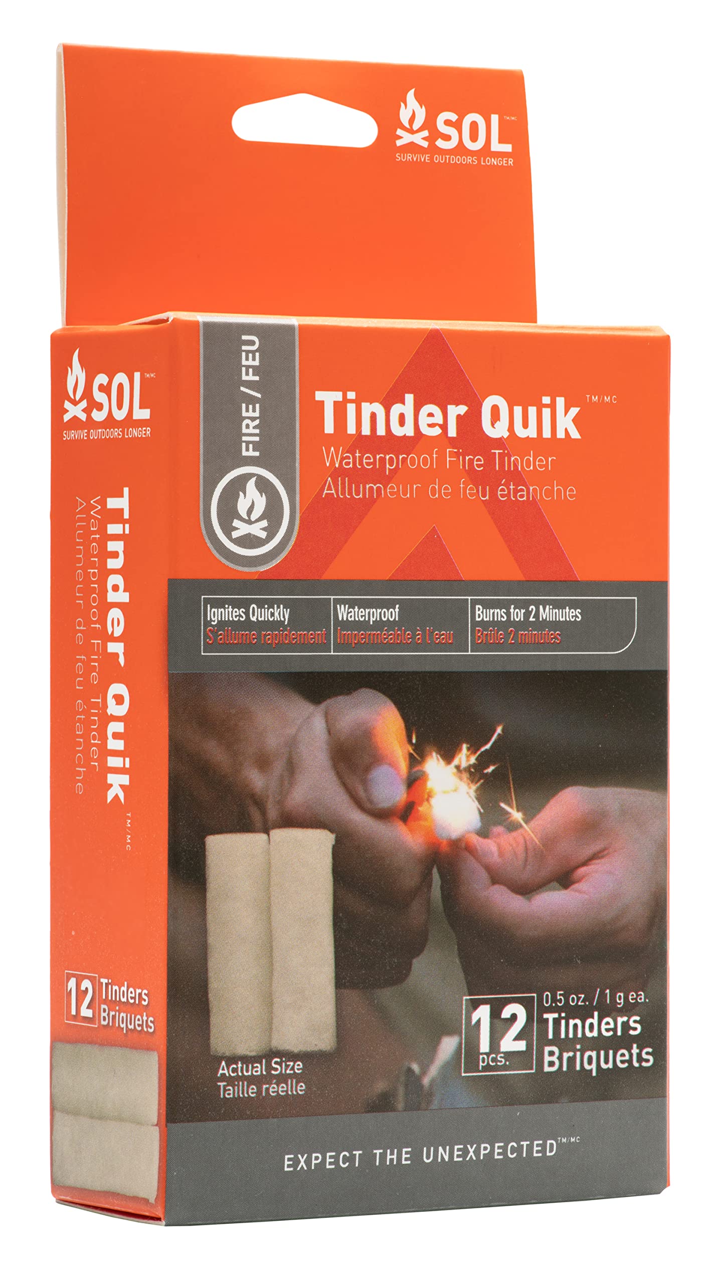 S.O.L. Tinder Quik - (Pack Of 4)