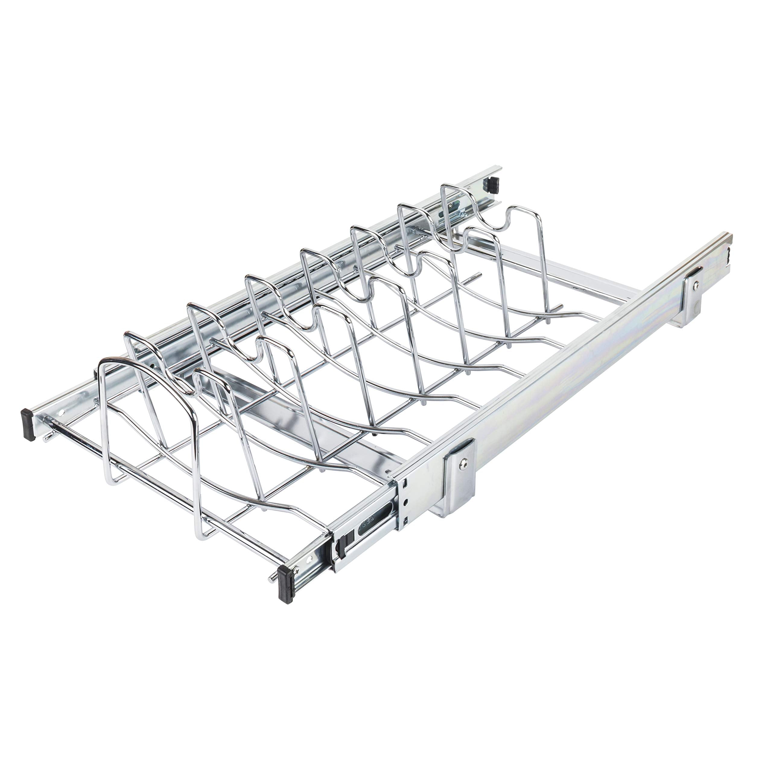 Hardware Resources Pots And Pan Lid Organizer For 15'' Base Cabinet Mplo215-R