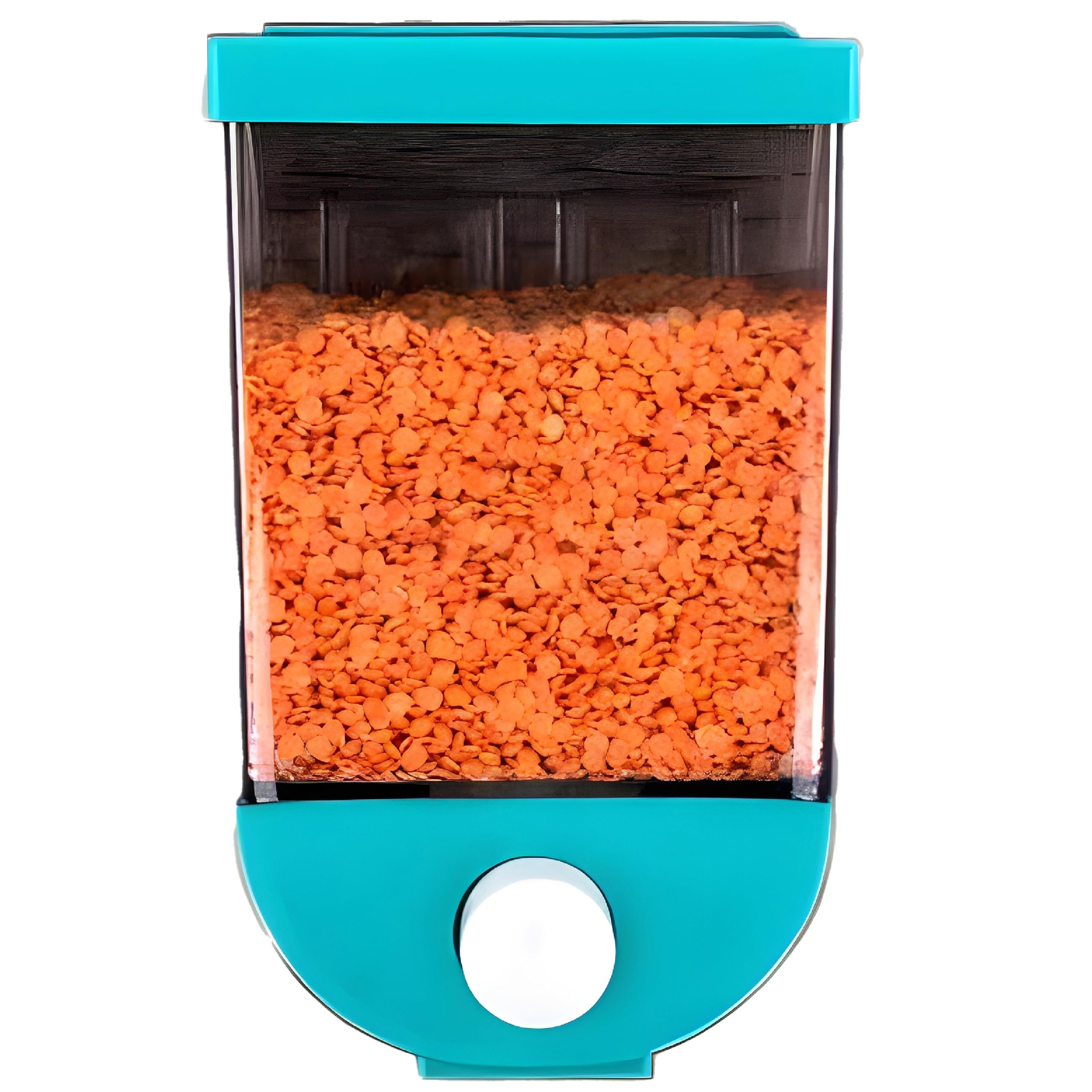 Generic WallMounted Food Storage Box, Cornflakes Container, Cereal Dispenser, Pulses Tank, Beans Organizer, Oatmeal Holder, Dry