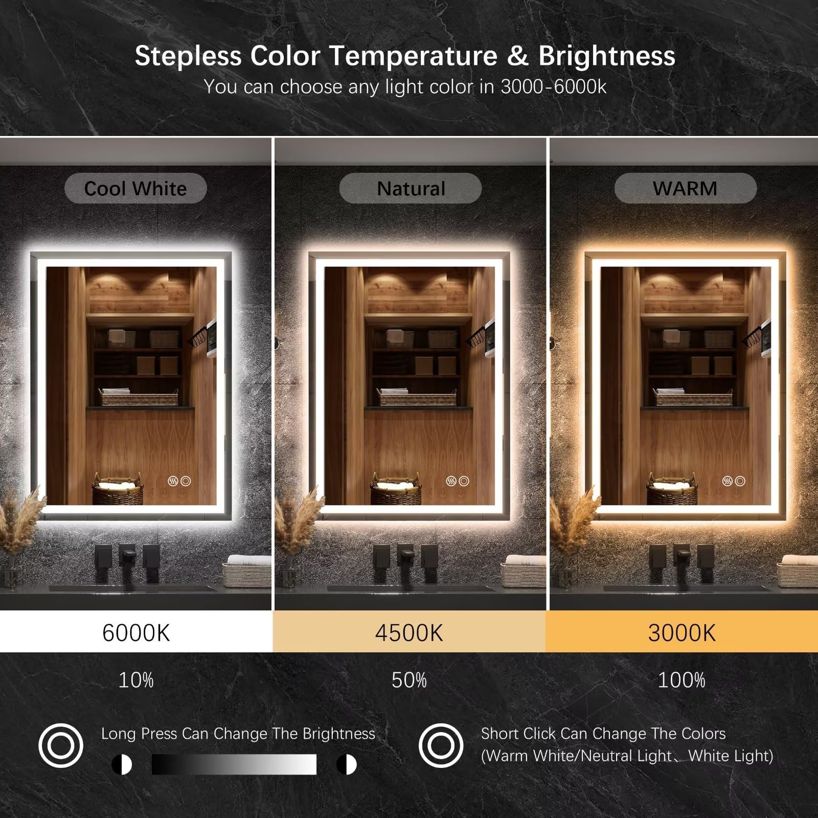 Moonee 36X28 Led Bathroom Mirror