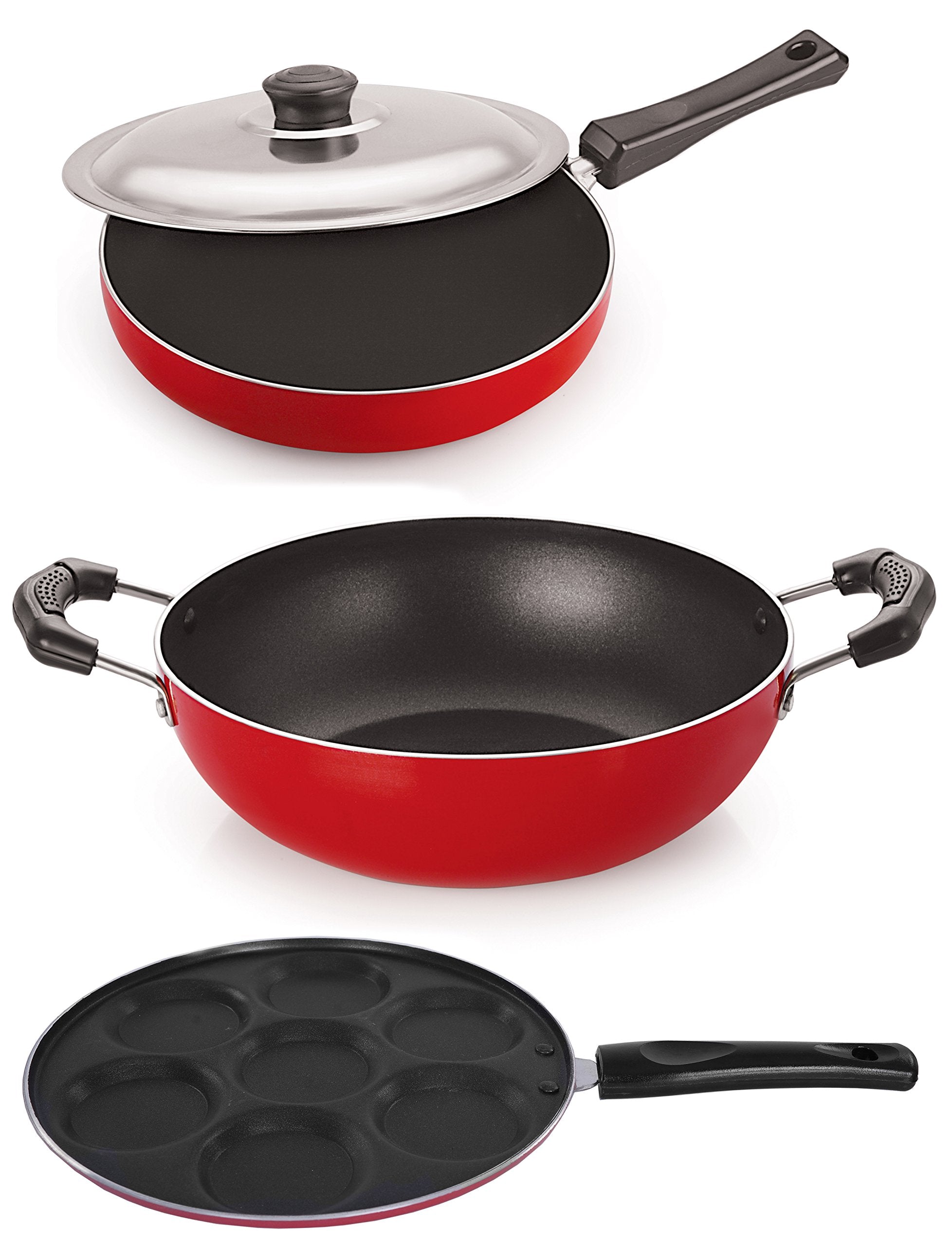 Nirlon NonStick Rust Free Cookware Combo Set