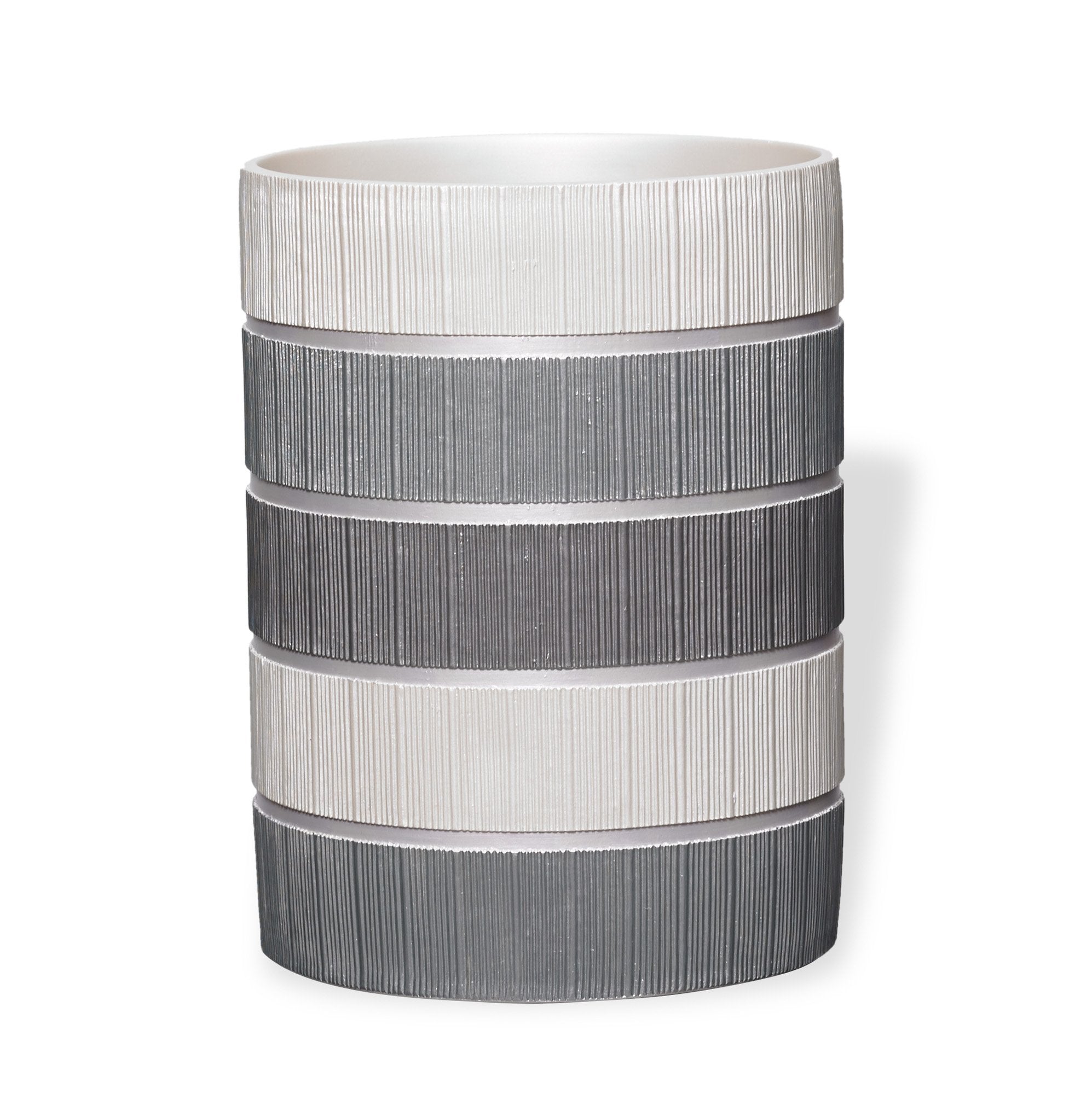 Popular Bath Modern Line, Waste Basket, Grey