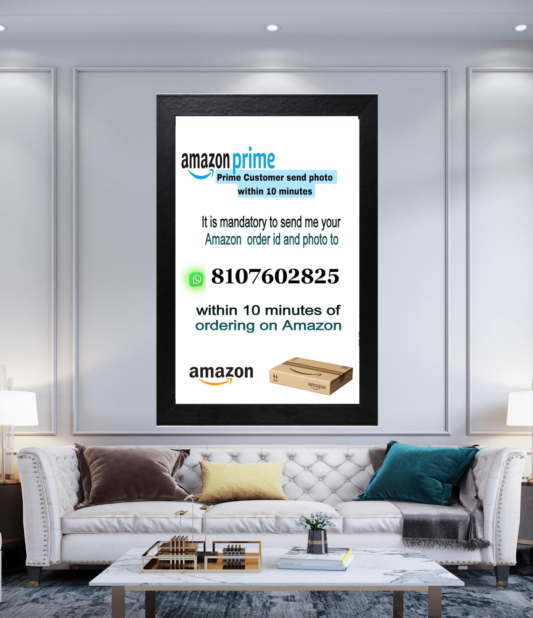 Jadoun Customised Digital Handmade Smock Pattern Oil Painting | Gift For - Anniversary | Birthday |Wife | Husband | Sister | Gif