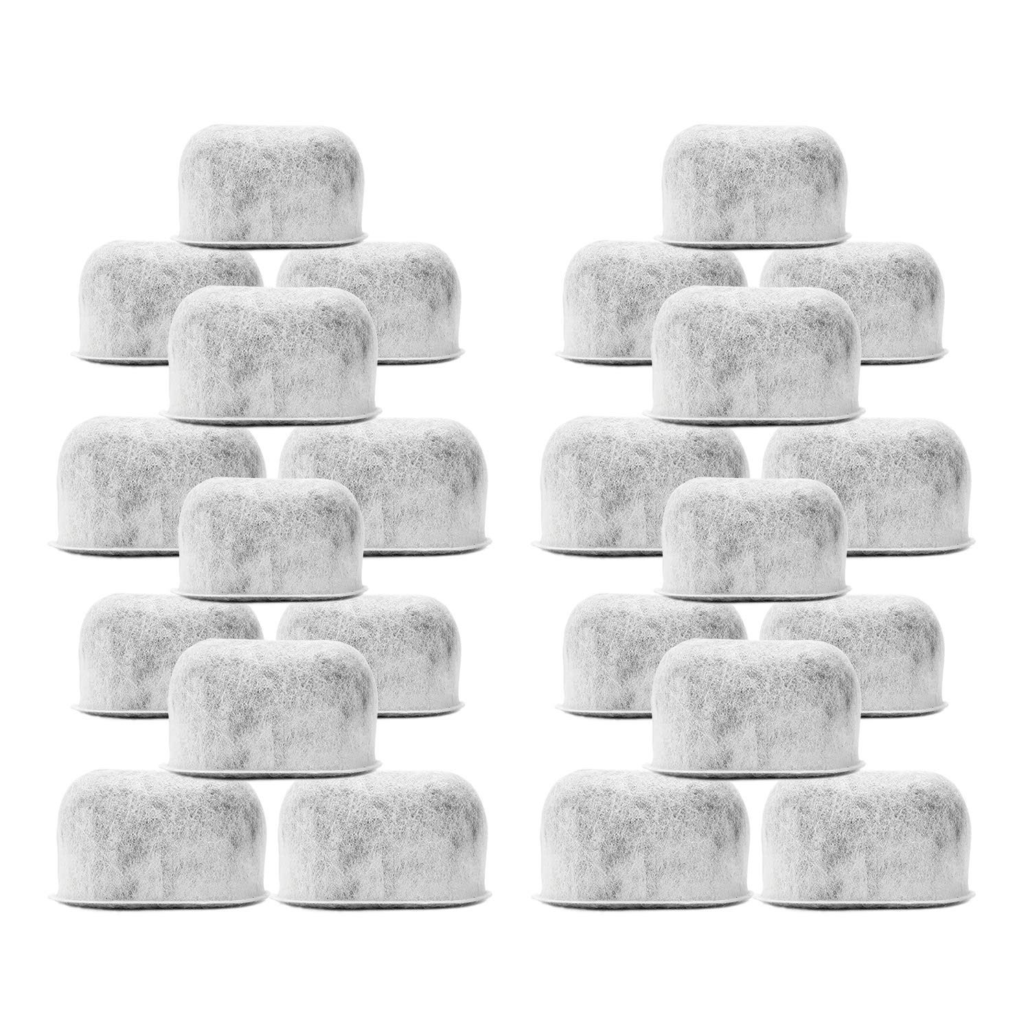 Pack Of 24 Replacement Charcoal Water Filters For Cuisinart Coffee Machines By Housewares Solutions