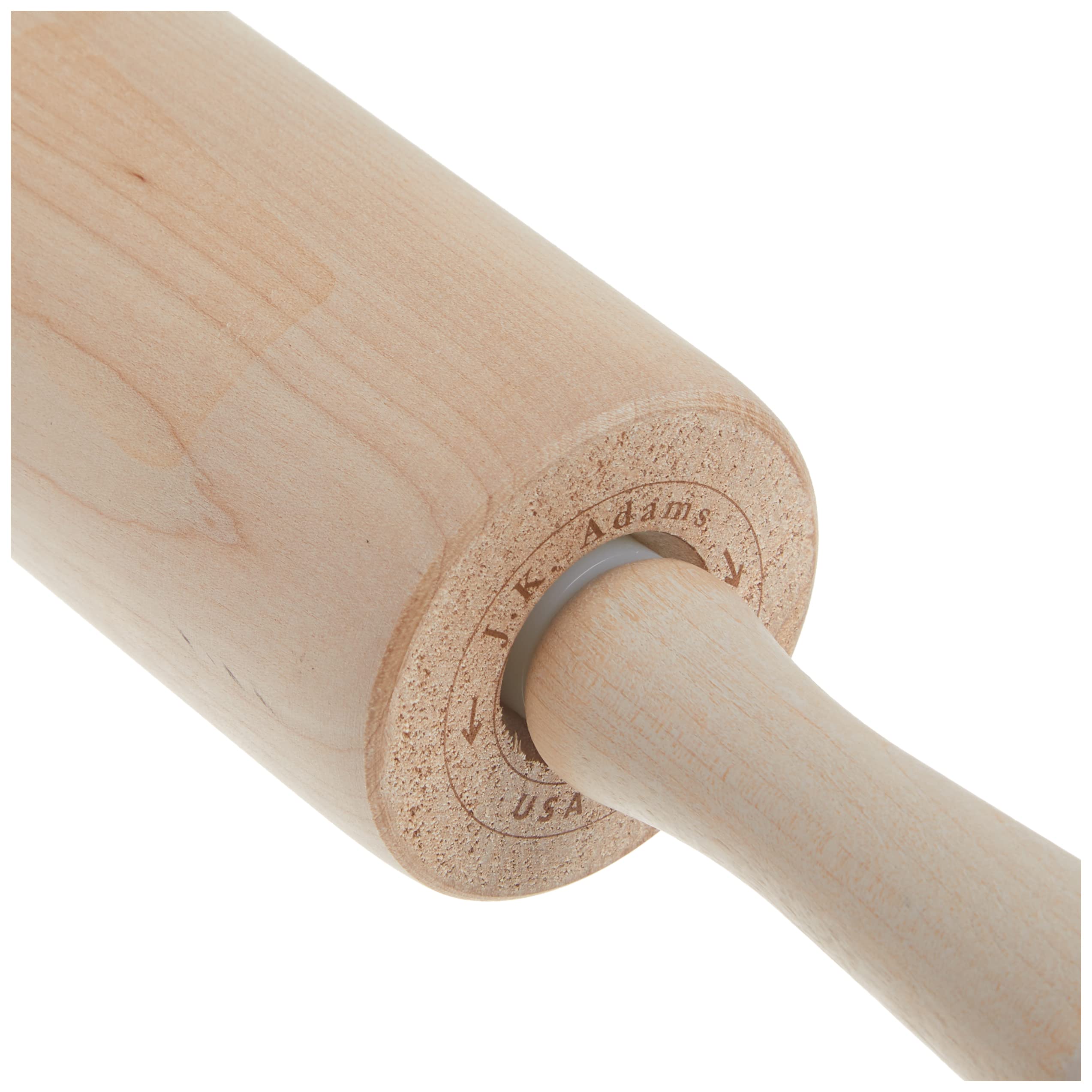 J.K. Adams Brp-1 10-1/2-Inch By 2-1/8-Inch Maple Bakers Rolling Pin