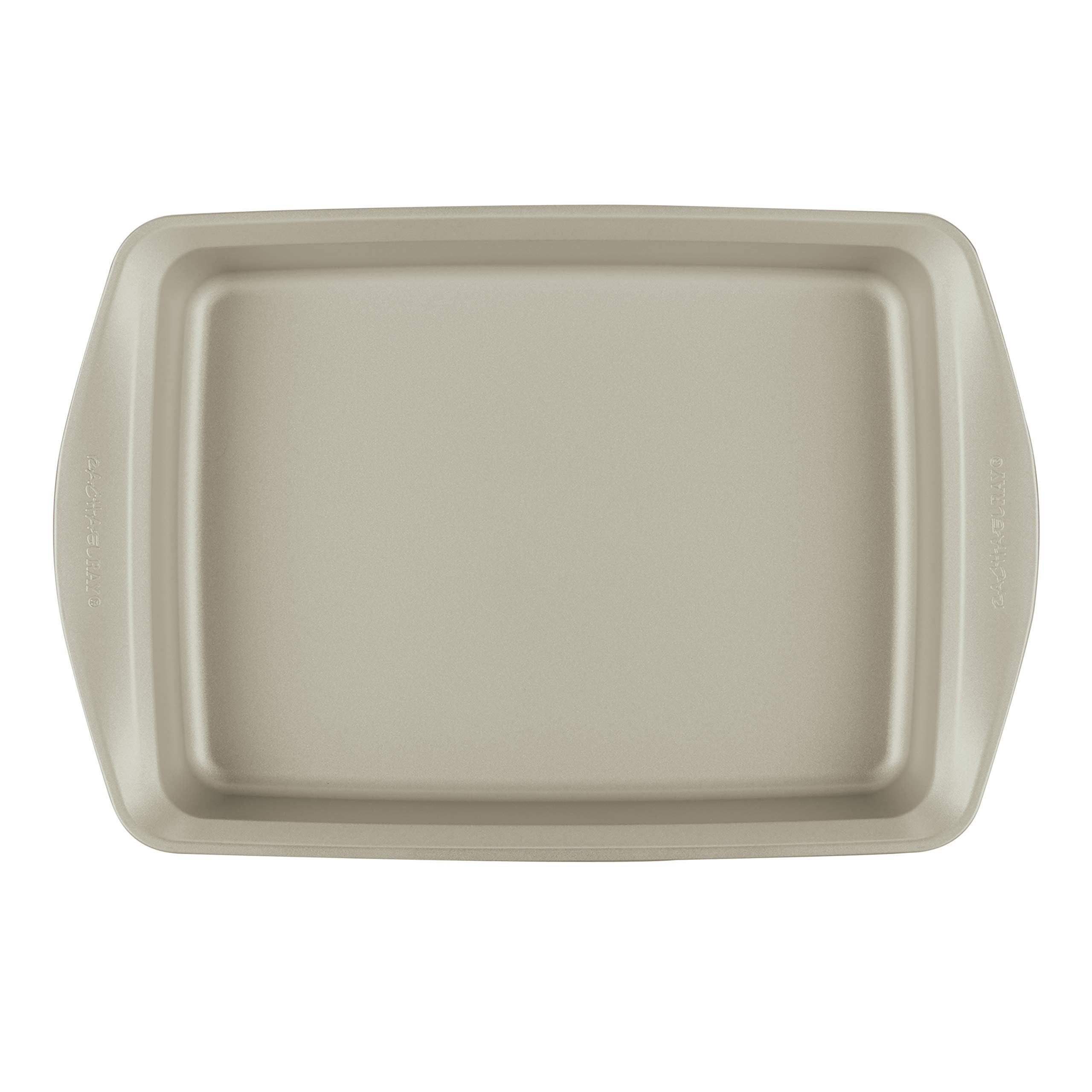 Rachael Ray Nonstick Bakeware Set Without Grips Includes Nonstick Baking Pan With Lid And Muffin Pan / Cupcake Pan - 3 Piece, Si