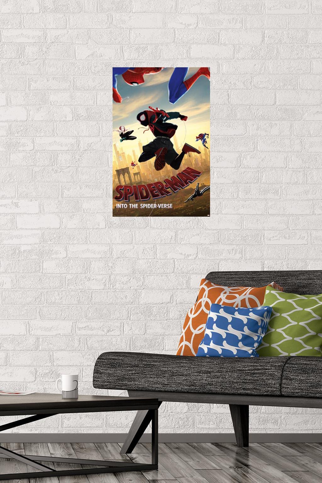 Trends International Marvel Mcu - Spider-Man - Into The Spider-Verse - Dive Wall Poster, 14.725'' X 22.375'', Premium Unframed V