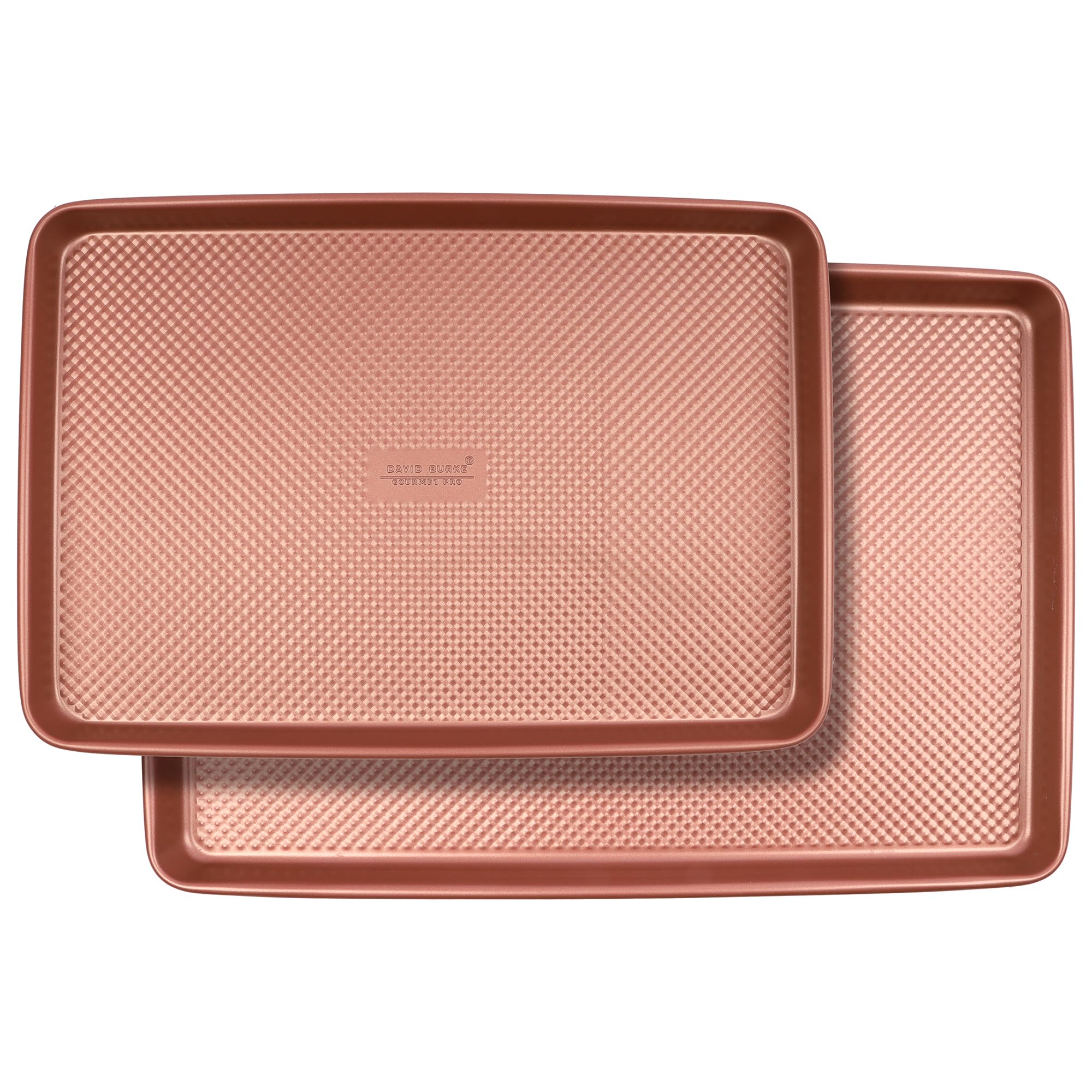 David Burke 17/15 Cookie Sheets  Carbon Steel, PFTE & PFOA Free, Oven Safe, NonToxic, Perfect for Baking and Roasting  Rose