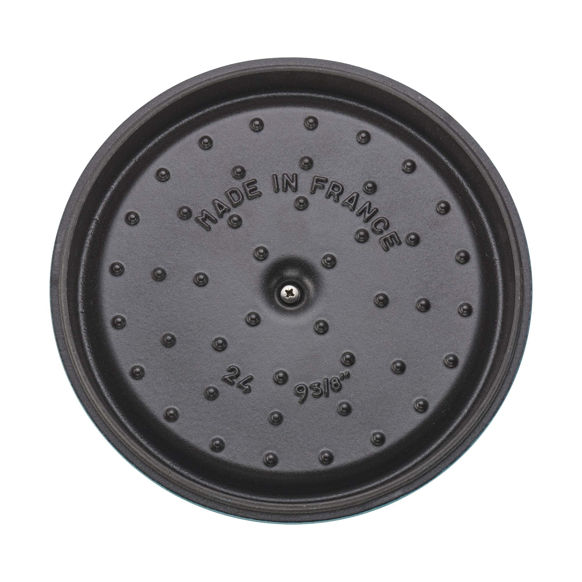 Staub Cast Iron 4-Qt Round Cocotte - Turquoise, Made In France