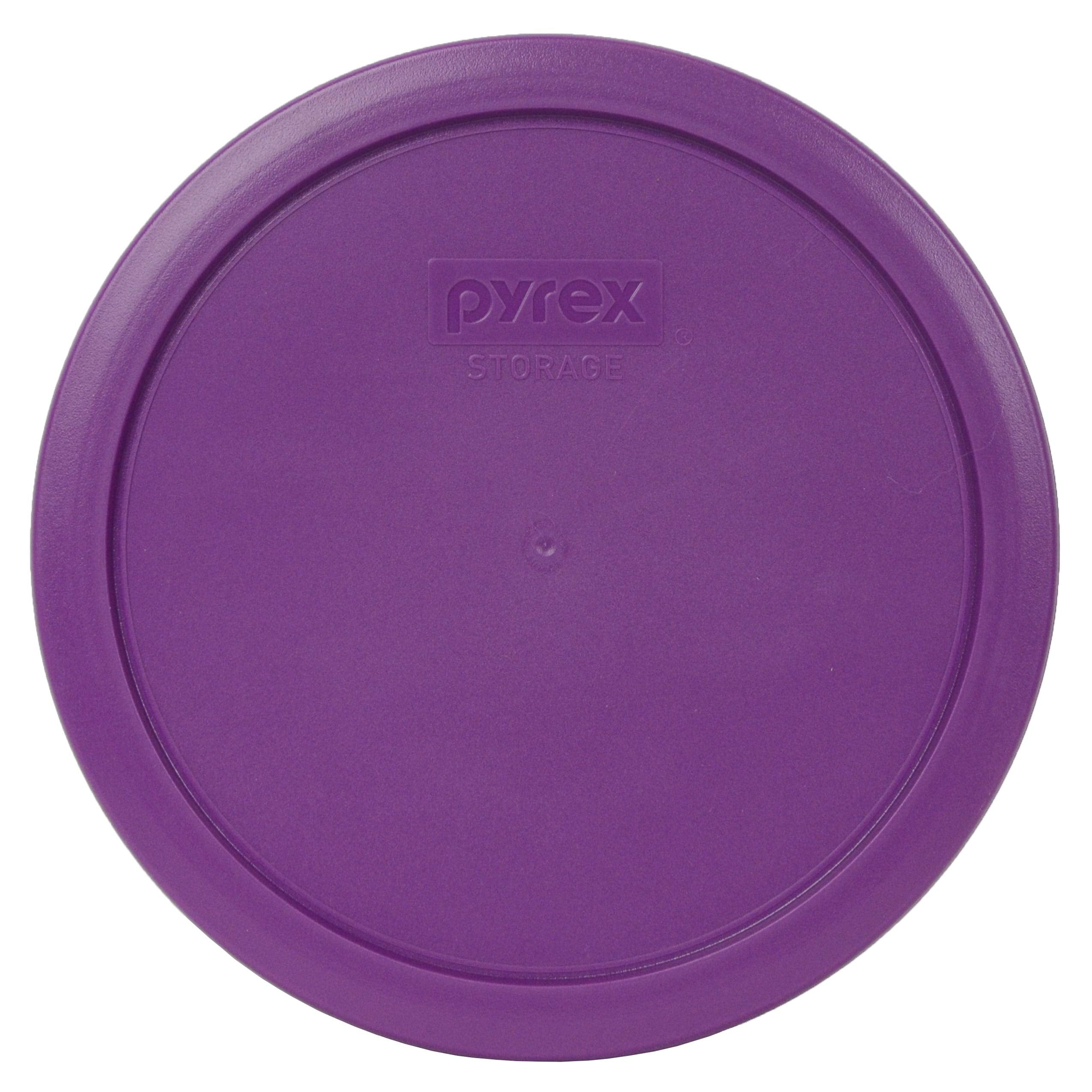 Pyrex 7402-Pc Thistle Purple Round Plastic Food Storage Lid, Made In Usa