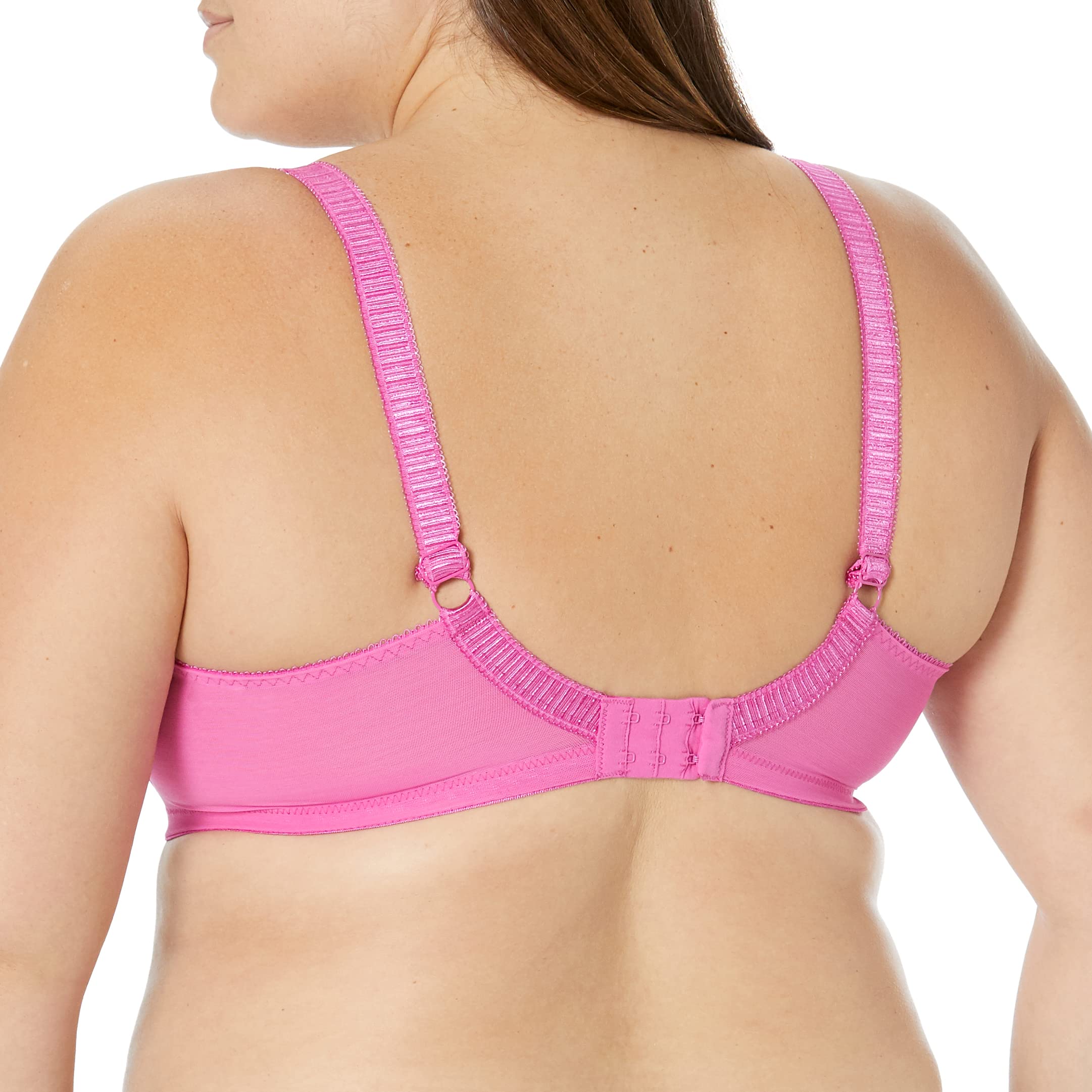 Elomi Womens Plus Size Cate Underwire Full Cup Banded Bra, Camelia, 34H