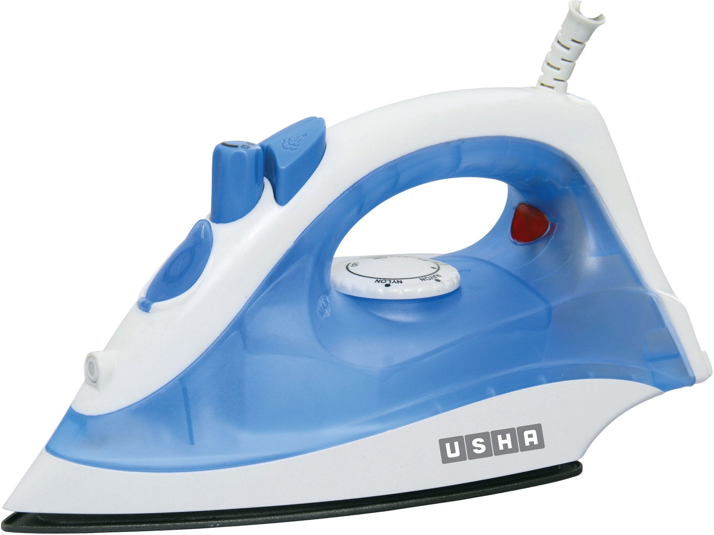 Usha 3713 1300Watt Steam Iron With Self Cleaning Function | Teflon Coated Soleplate | Powerful Steam Output Upto18Gm/Min | 180Ml