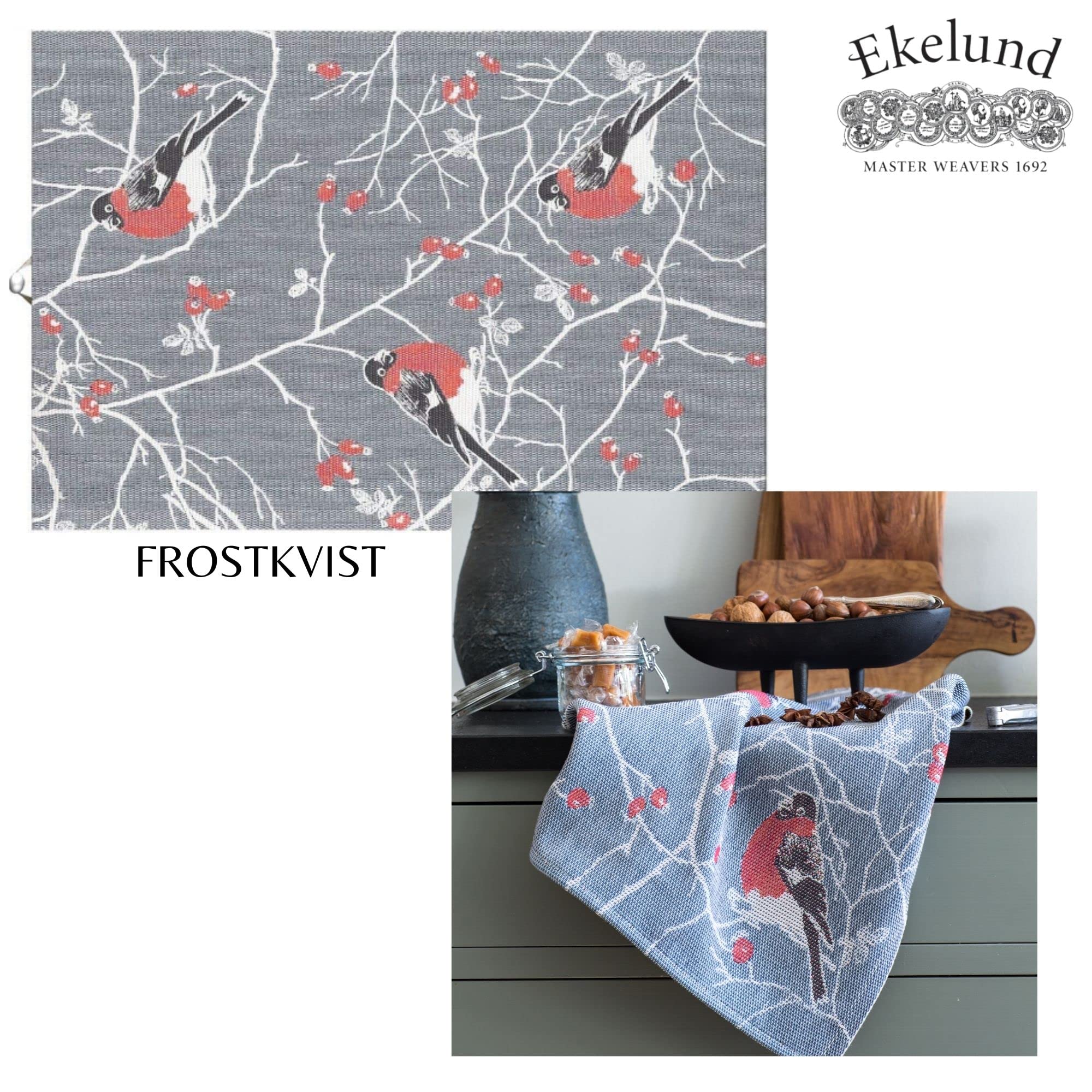 Ekelund Weavers - Frostkvist - Tea Towel 40 X 60 Cm - Organic Cotton
