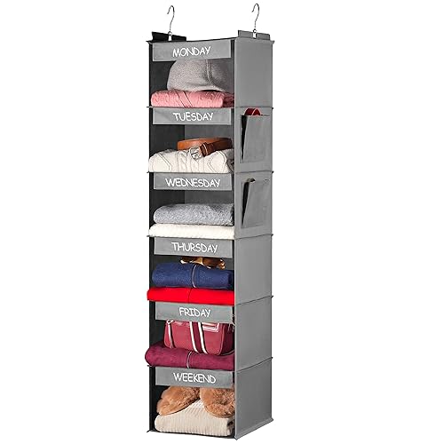 Handy Laundry Daily Activity Kids Closet Organizer, 11 X 11 X 48, Prepare & Organize A Weeks Worth Of Your Childrens Clothing, S