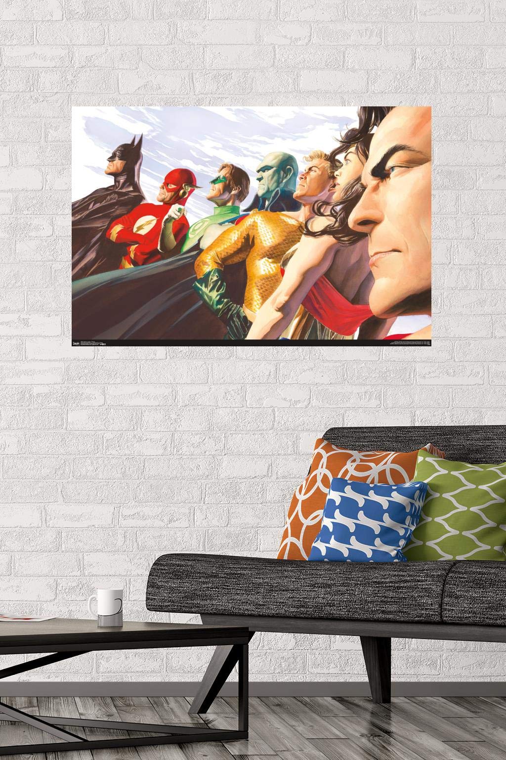 Trends International Dc Comics - Justice League - Alex Ross - Portrait Wall Poster, 22.375'' X 34'', Unframed Version