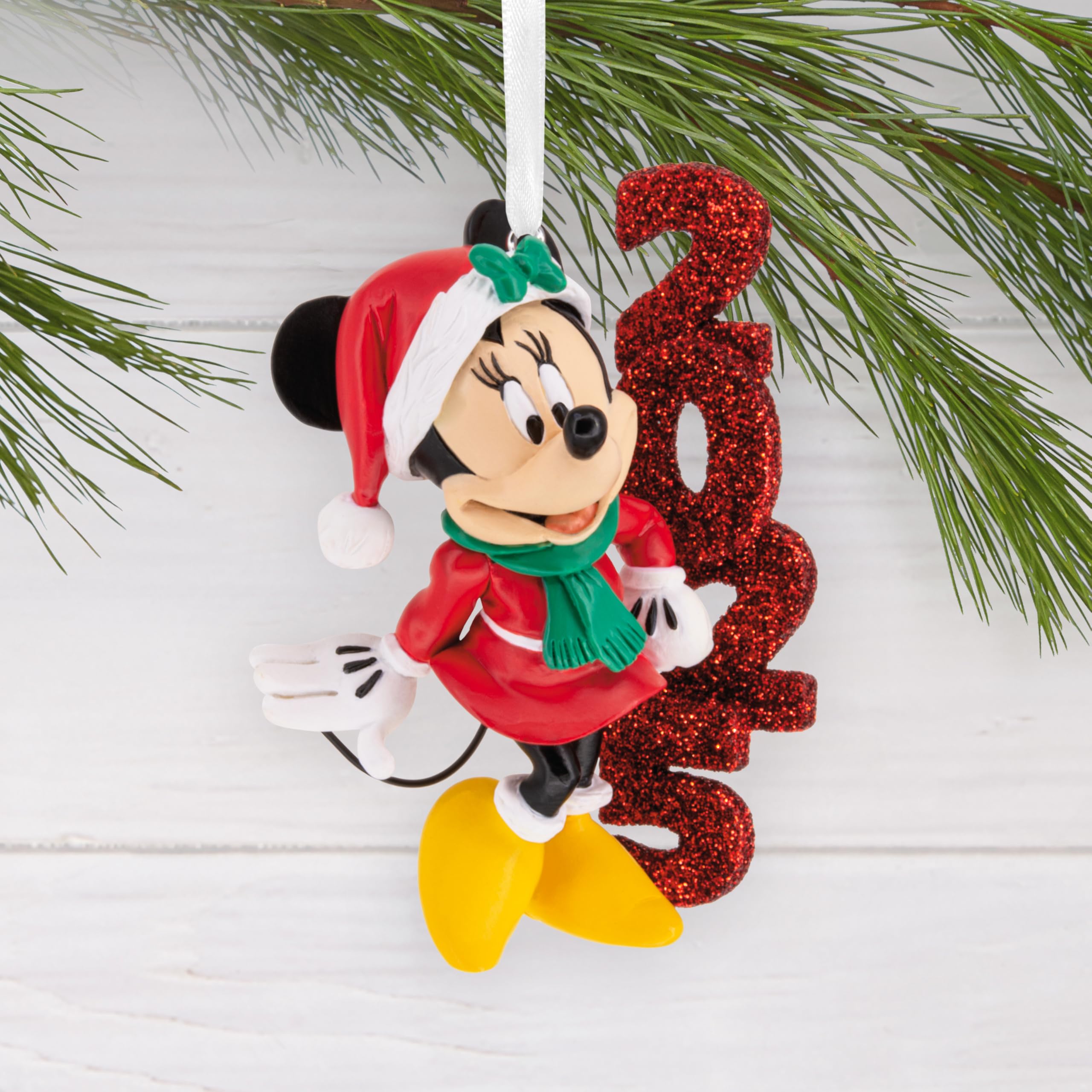 Hallmark Disney Minnie Mouse 2025 Christmas Ornament, Gifts for Disney Fans