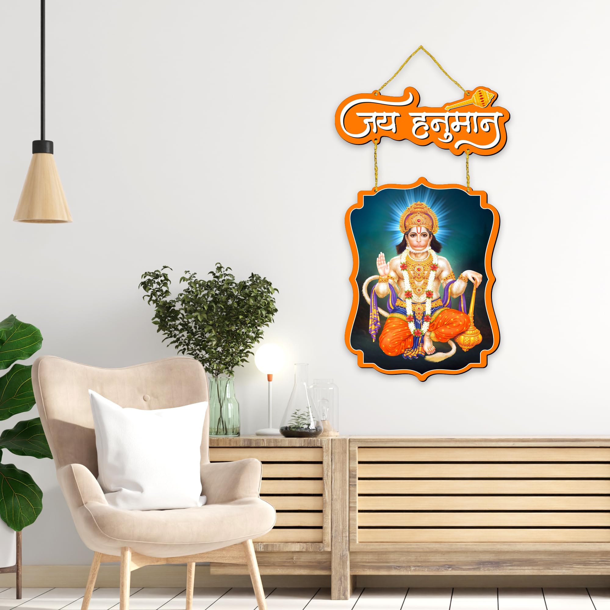 Hanuman Ji Photo Wall Hanging Home Dcor Bajrangbali Photo Wall Decoration Religious Decorative Item For Home Religious Return Gi