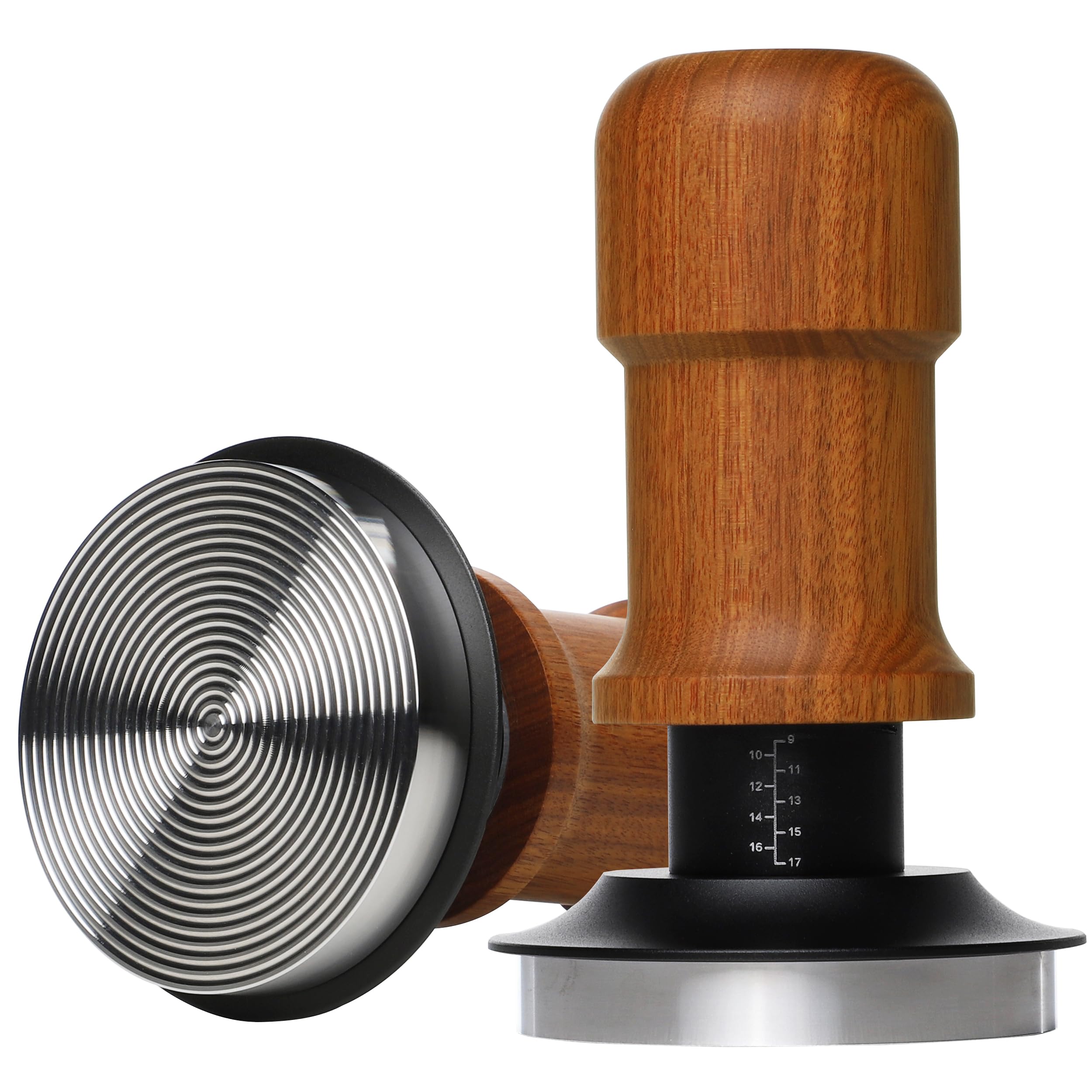 Coosigar 53.3Mm Espresso Tamper,Premium Barista Coffee Tamper With Constant 30Lb Calibrated Spring Loaded,Stainless Steel Base A