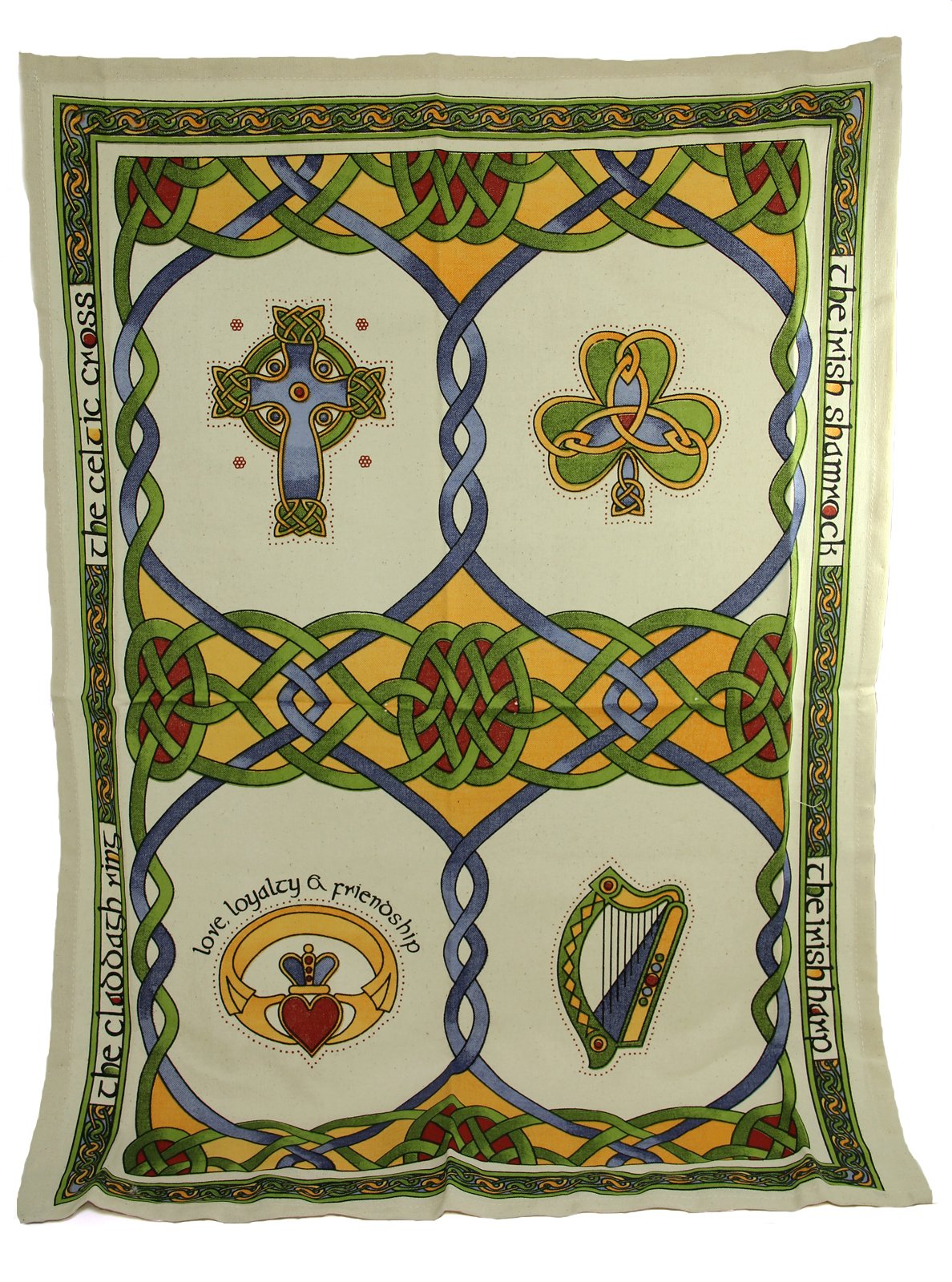 Irish Tea Towel Hand Towel Set Of 2 Kitchen D  Cor