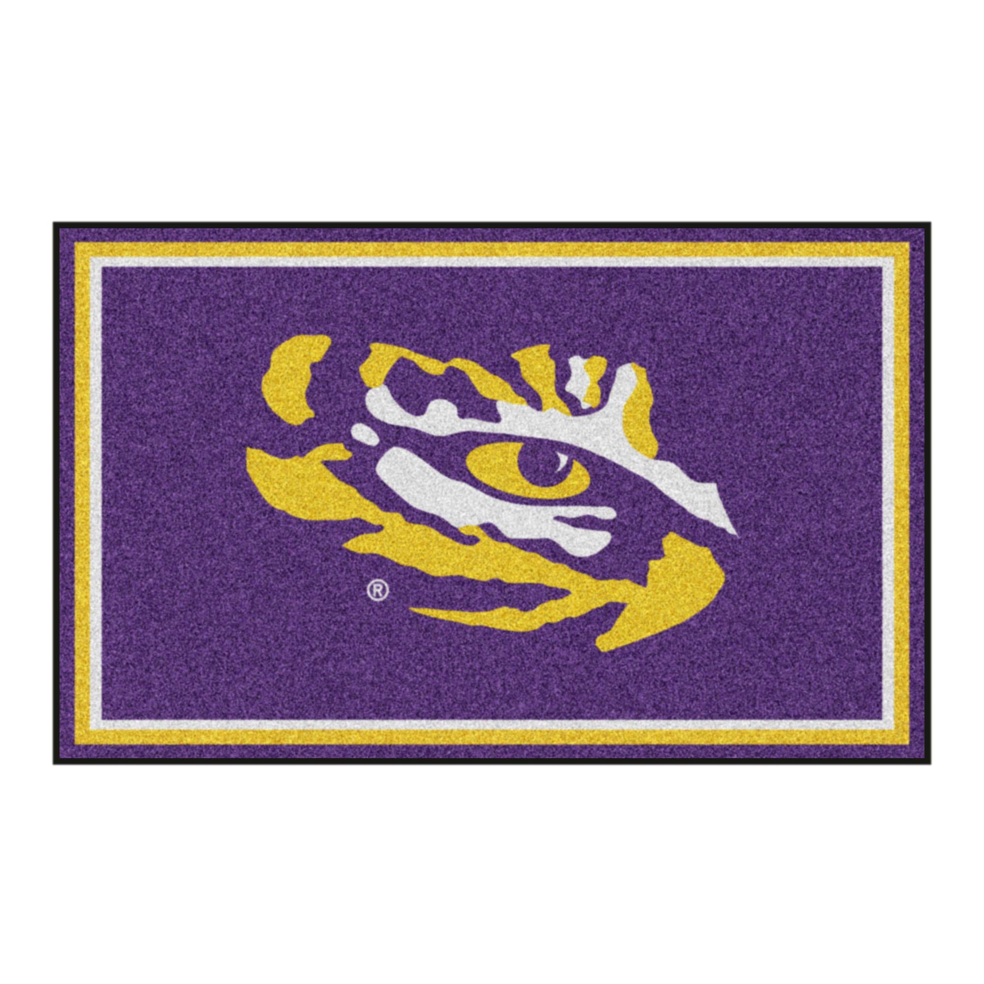Collegiate Louisiana State Novelty Mat Size: 4 x 6