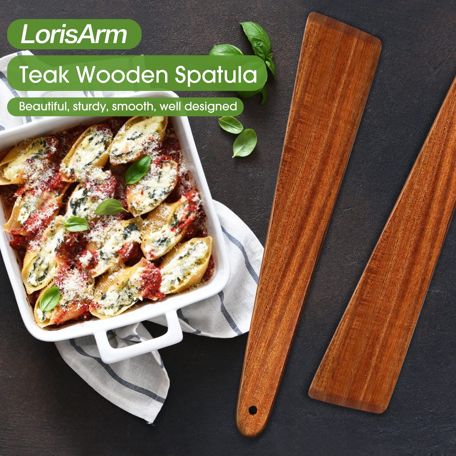 Lorisarm 12 Teak Wooden Spatula